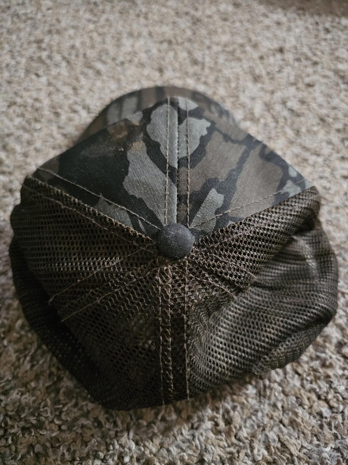 Designer Vintage Duck Bay Camo Hunting Fishing Hat 80's - SNAPS OLD Size ONE SIZE - 3 Thumbnail