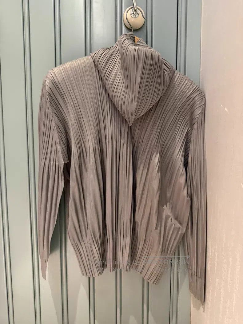 Issey Miyake Issey Miyake Gray Jacket Size L / US 10 / IT 46 - 2 Thumbnail