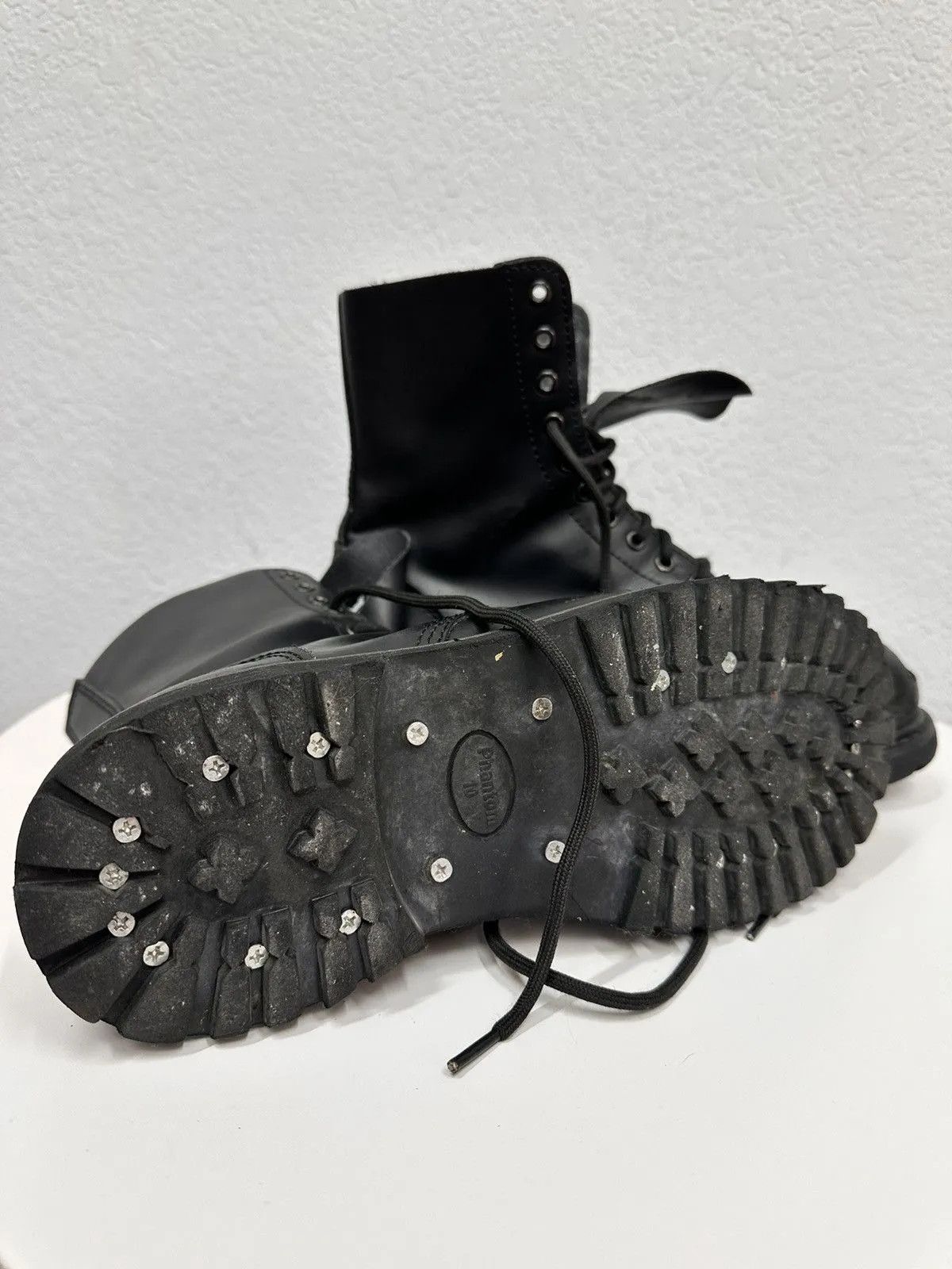 Raf Simons Vintage Leather Boots Avantgarde Rick Owens Style AS 98 Rare Size US 11 / EU 44 - 12 Thumbnail