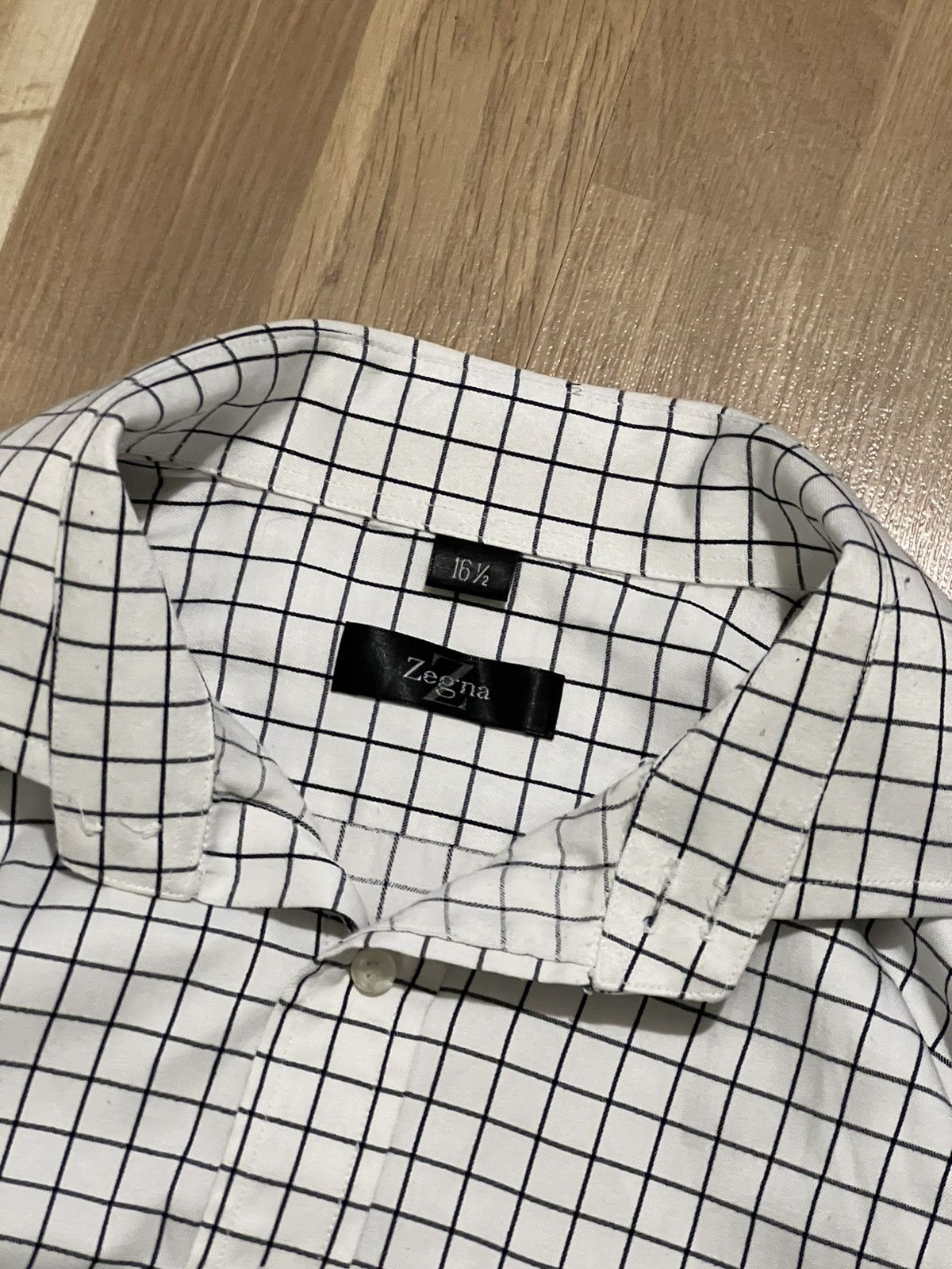 Ermenegildo Zegna × Vintage zegna ermenegildo vintage shirts white luxury Size US L / EU 52-54 / 3 - 5 Thumbnail