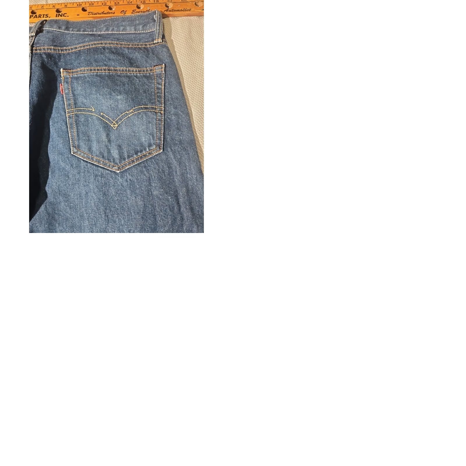 Levi's Levi's Outerknown Jeans Mens 34x30 Blue Denim Hemp Blend Western Pants Size US 34 / EU 50 - 10 Thumbnail