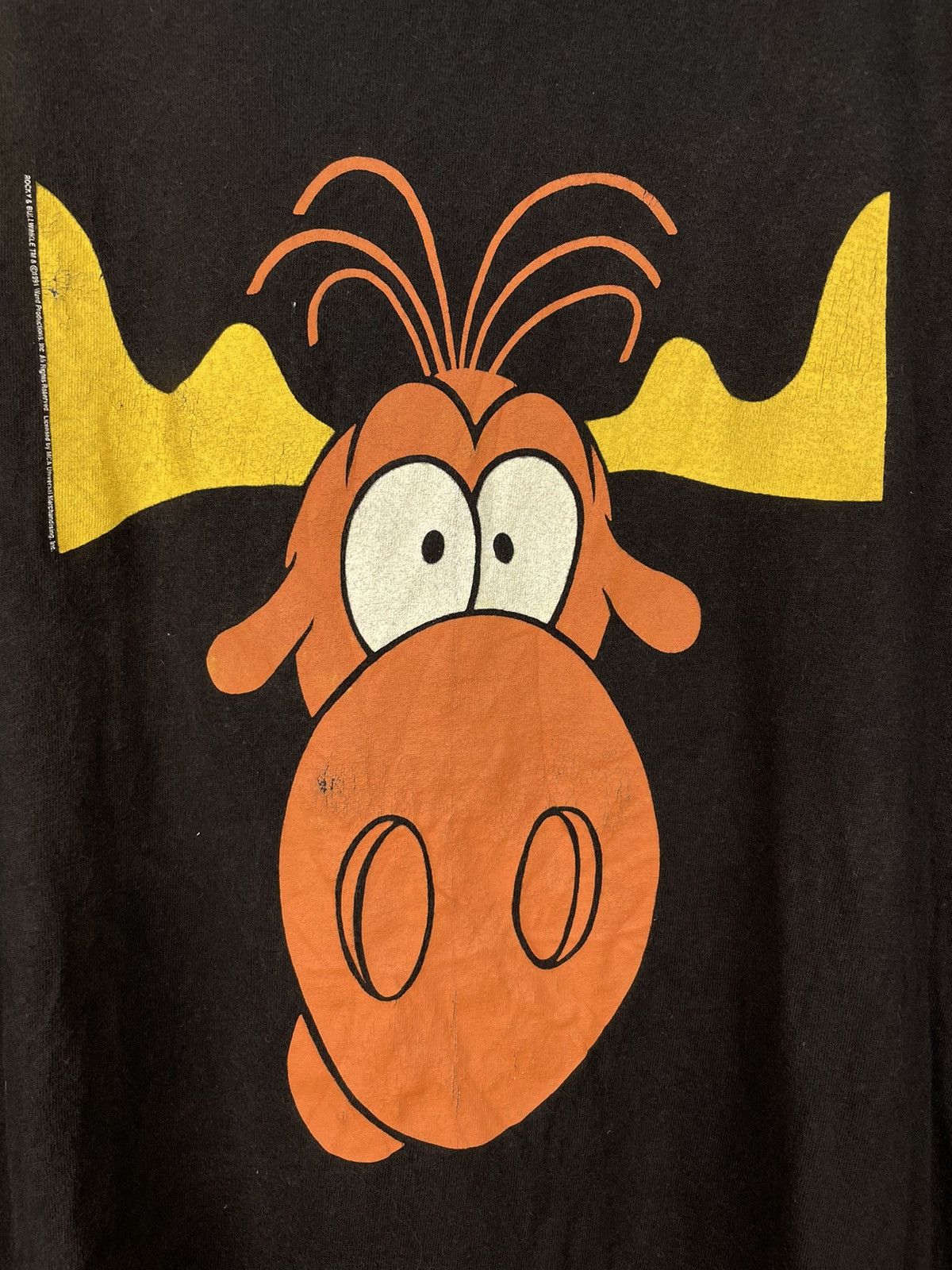 Cartoon Network Vintage 90s Taco Bell Rocky & Bullwinkle promo t shirt Size US XXL / EU 58 / 5 - 4 Thumbnail