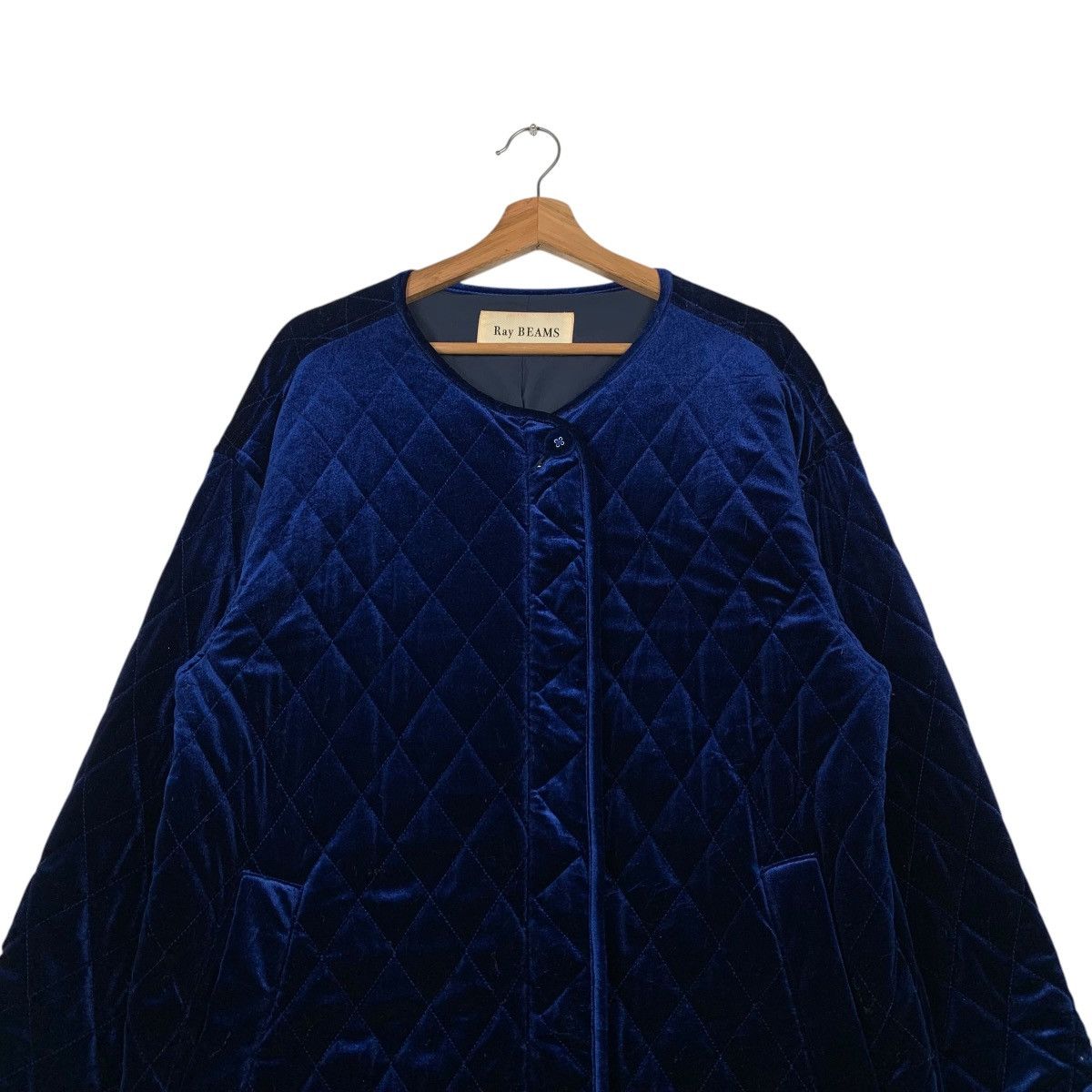 Beams Plus RAY BEAMS Quilt Velvet Overcoat Jacket #2281-C101 Size US L / EU 52-54 / 3 - 2 Thumbnail