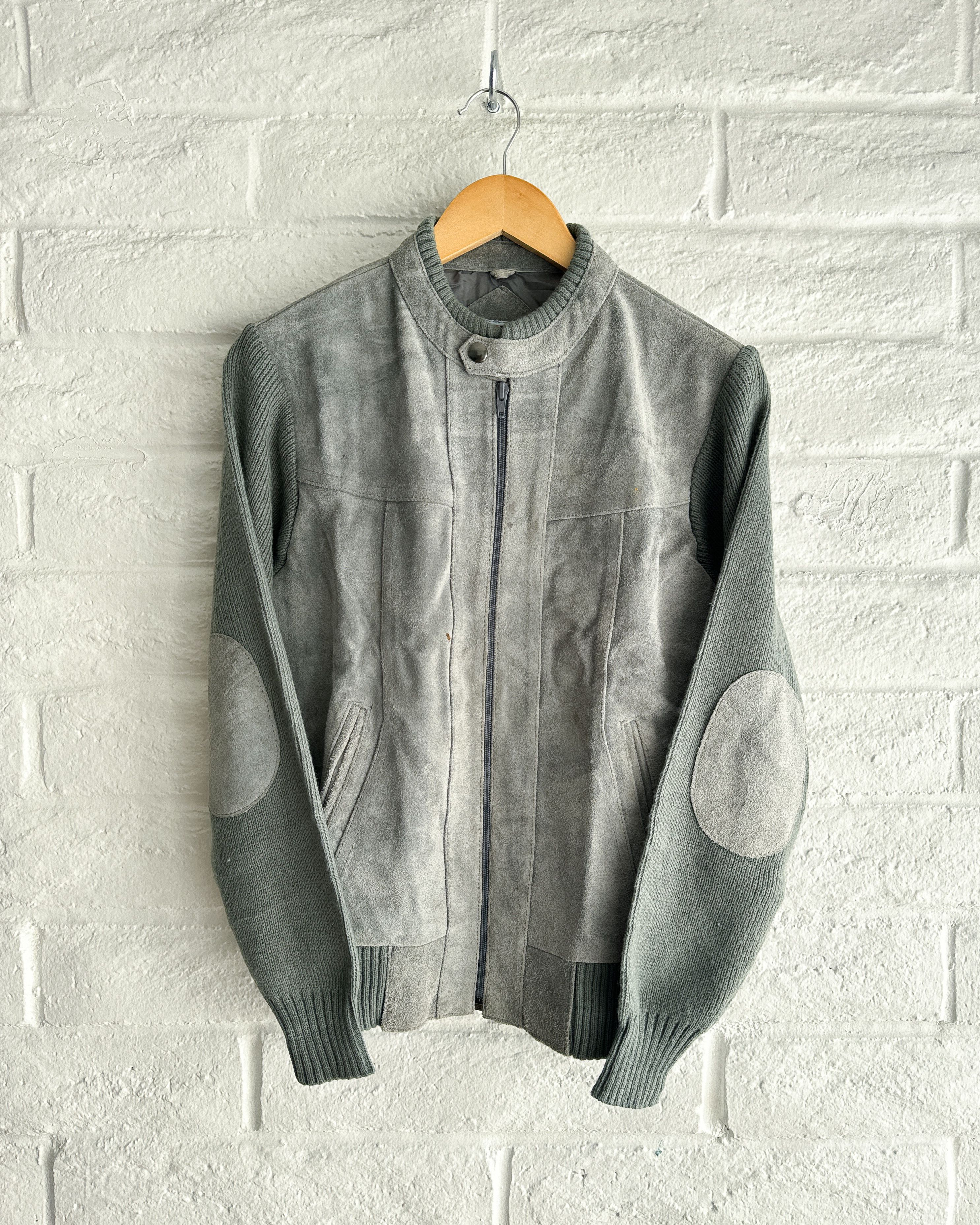 Vintage Vintage 1980s Windcrest Suede Cowhide Jacket Sweater Men's S Size US S / EU 44-46 / 1 - 1 Thumbnail