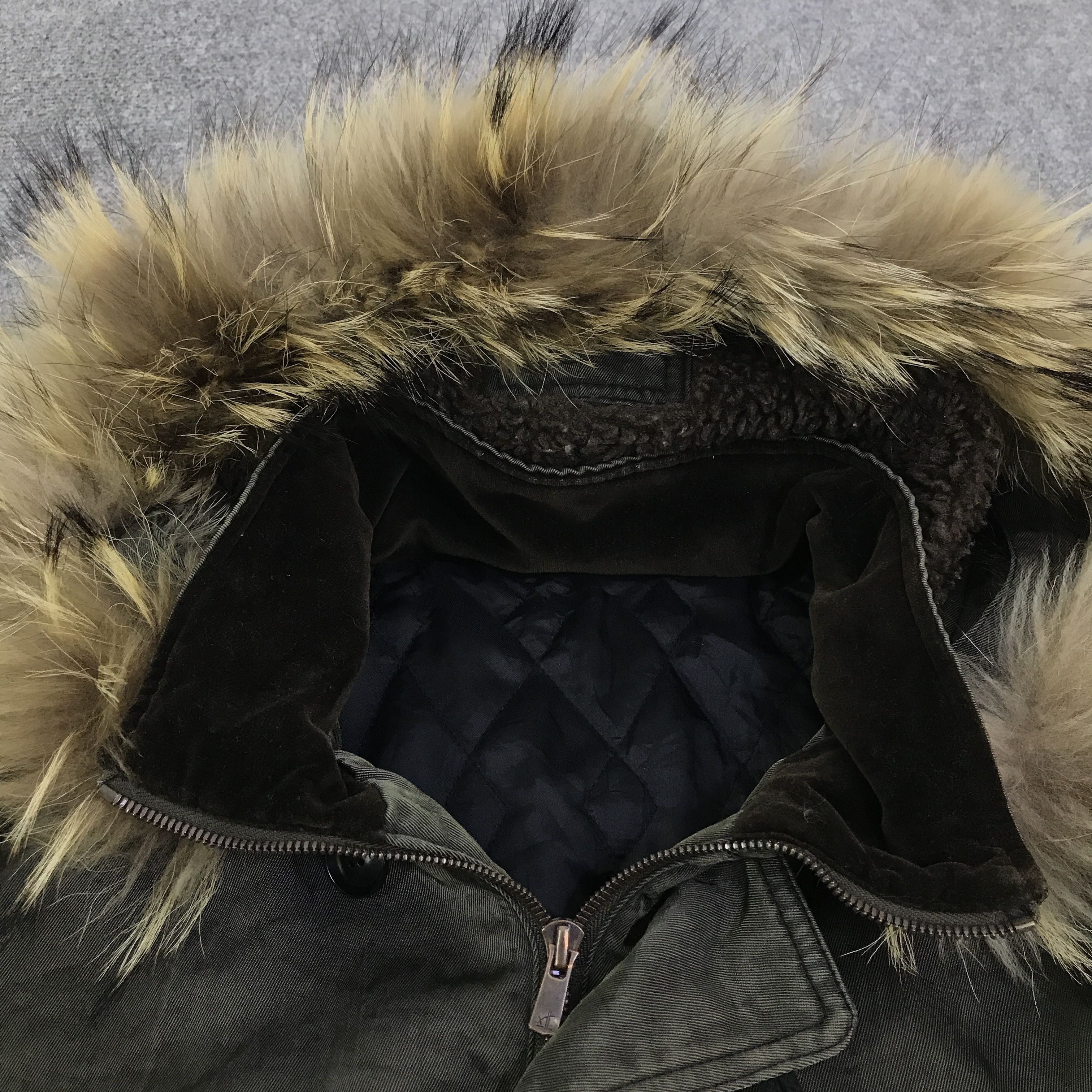 ABAHOUSE y2k Abahouse Fur Hoodie Bomber Jacket K124B14 Size US M / EU 48-50 / 2 - 5 Thumbnail