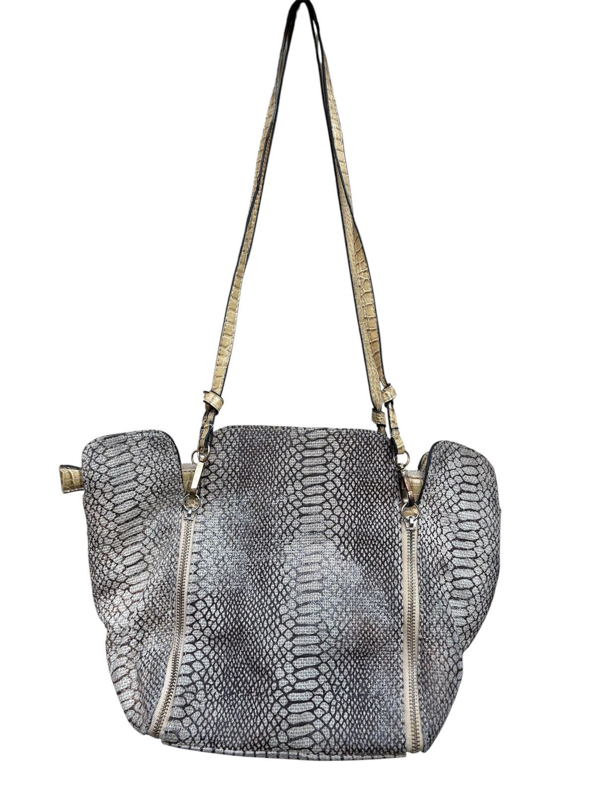 GOA Y2K Vkei Grunge Gothic Gyaru Snake Skull Bag Size ONE SIZE - 4 Thumbnail