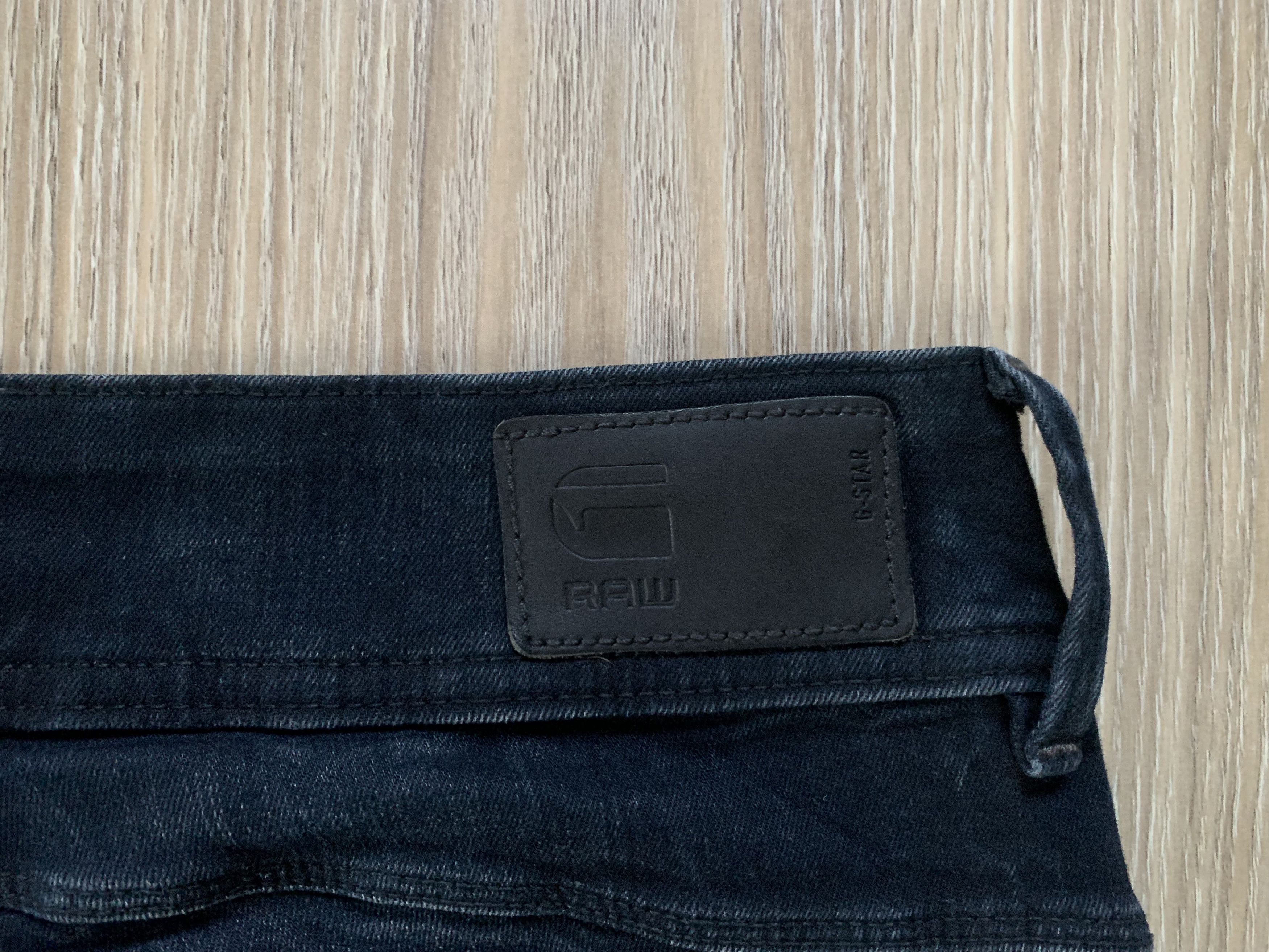 Denime G-Star RAW Lynn Mid Skinny Black Jeans Size 31" - 8 Thumbnail