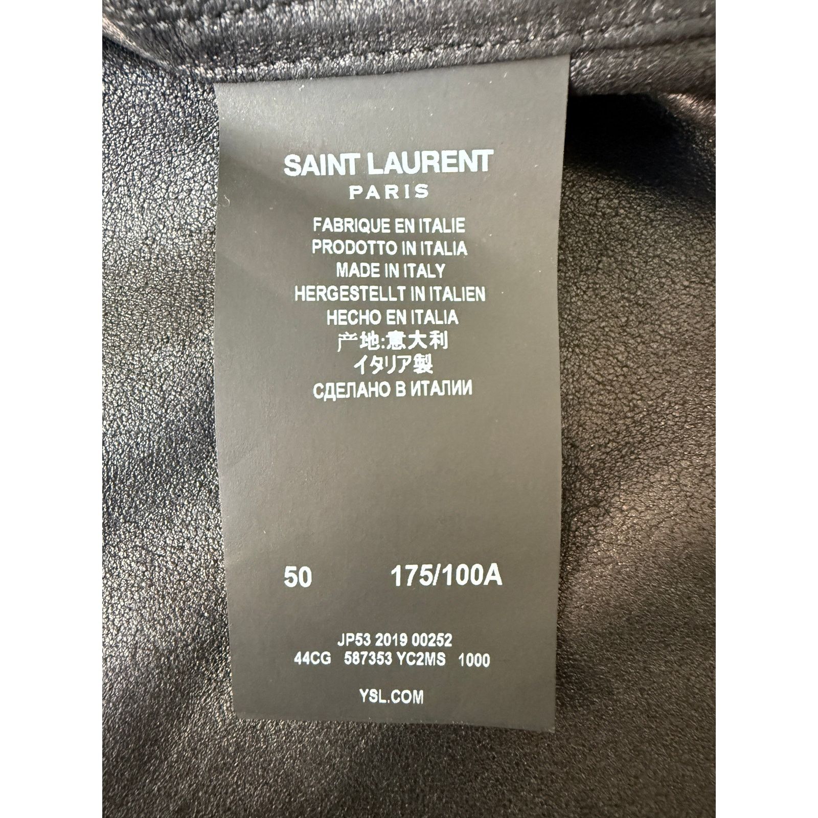 Saint Laurent Paris Saint Laurent Paris Leather Shirt Jacket Size US M / EU 48-50 / 2 - 4 Thumbnail