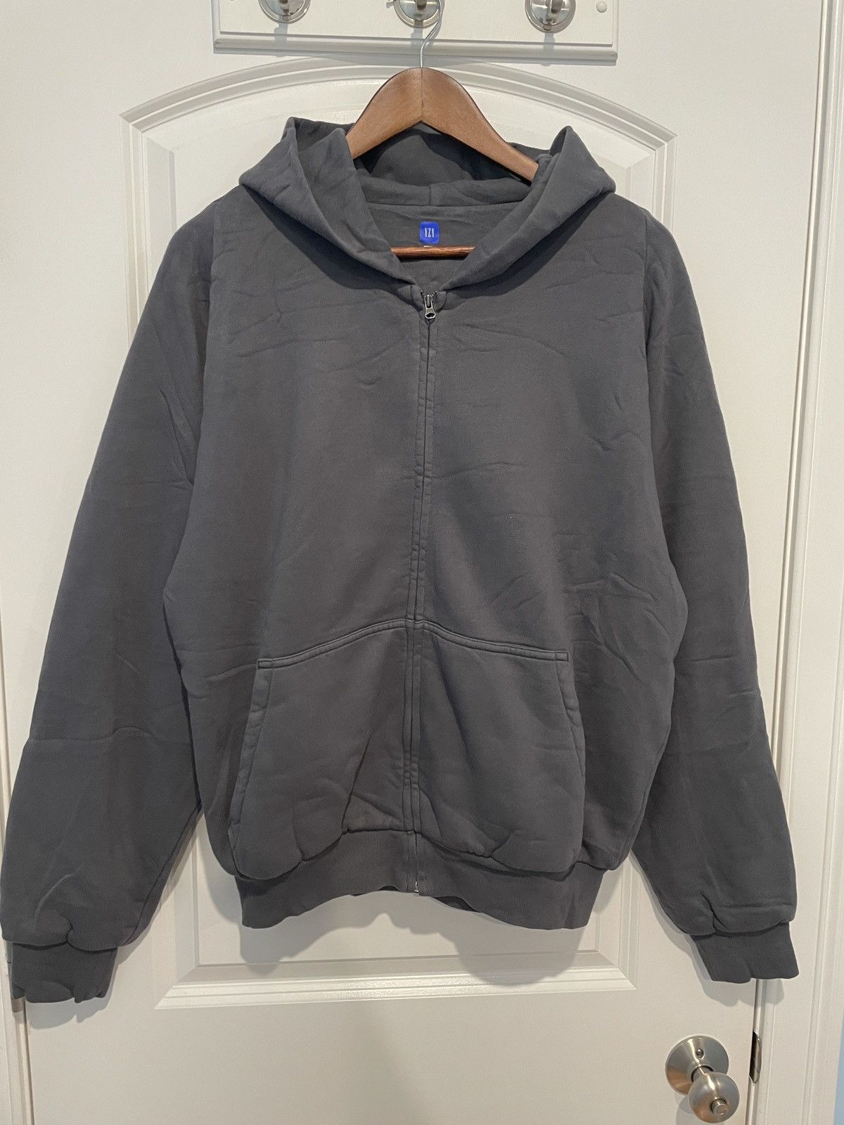 Gap Dark Grey Yeezy Gap Zip Up Hoodie XL (UNRELEASED) | Grailed
