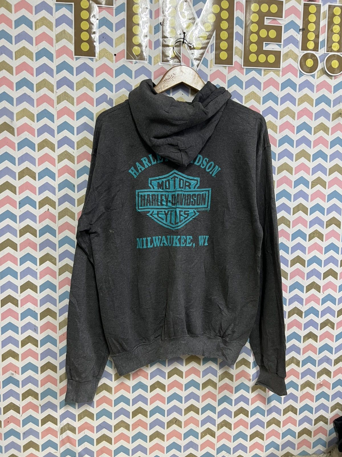 Harley Davidson Vintage 90s Harley Davison Size US M / EU 48-50 / 2 - 2 Thumbnail