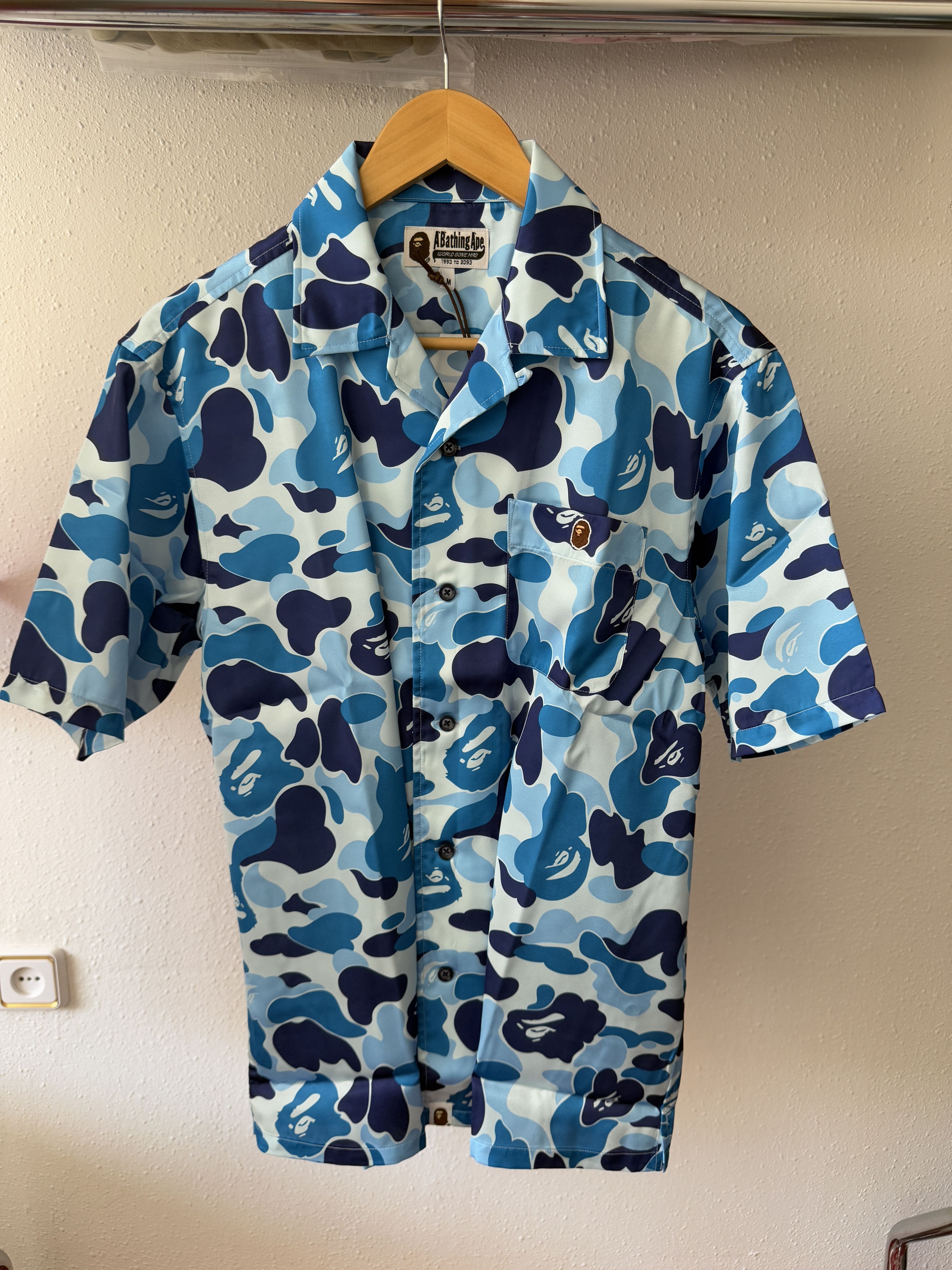 Bape BAPE ABC CAMO OPEN COLLAR SS SHIRTS (SS25) Size US M / EU 48-50 / 2 - 3 Thumbnail