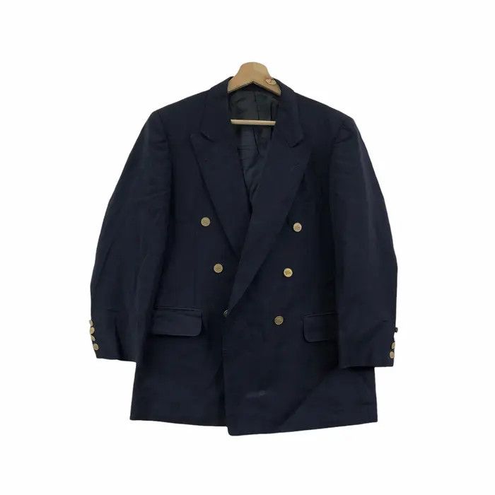 Burberry Vtg 90’ BURBERRY LONDON PRORSUM Blazer Double Breasted Coat Size 46R - 1 Thumbnail