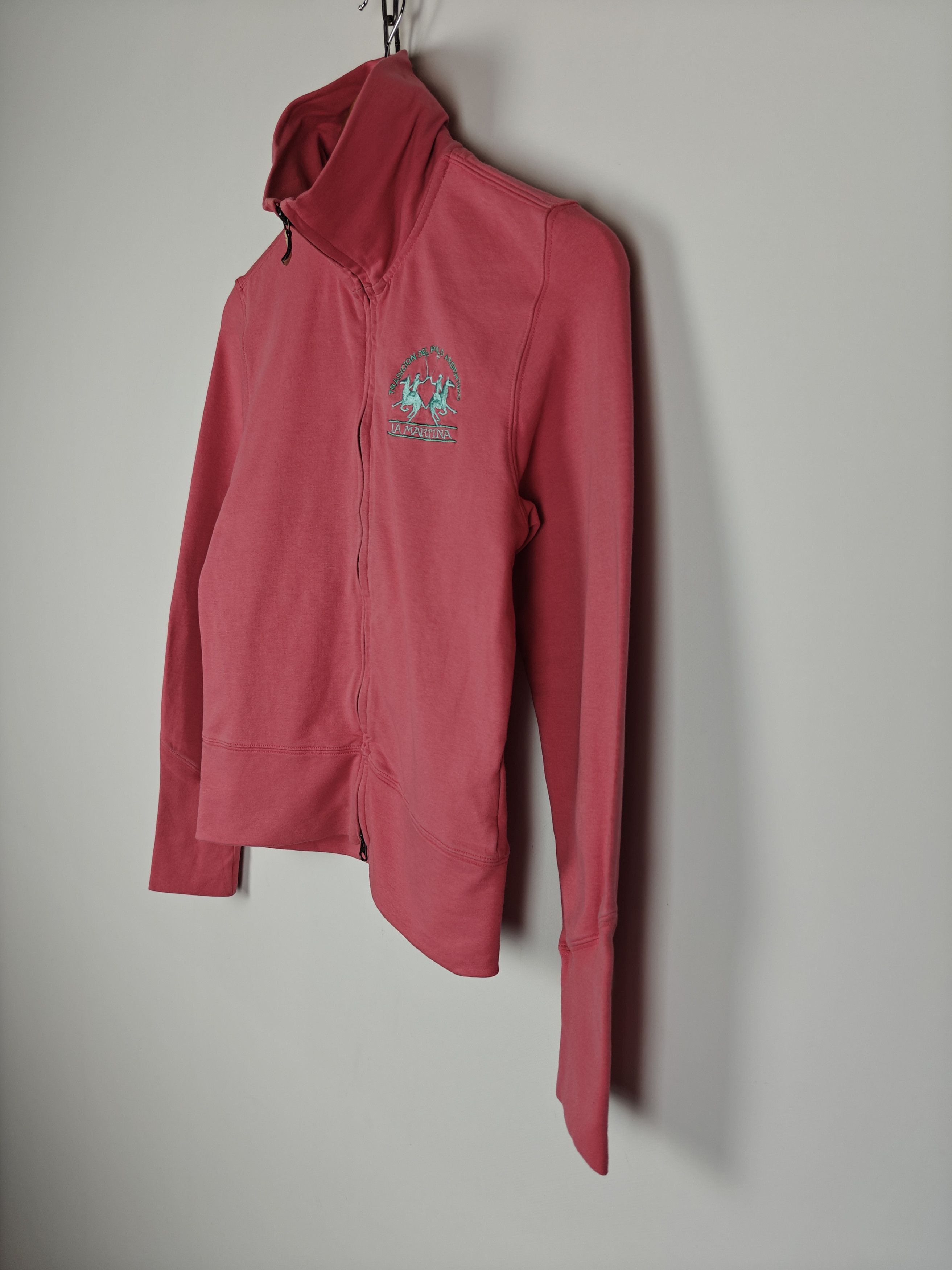 La Martina La Martina Track Top Jacket Zip Pink size M Size M / US 6-8 / IT 42-44 - 6 Thumbnail