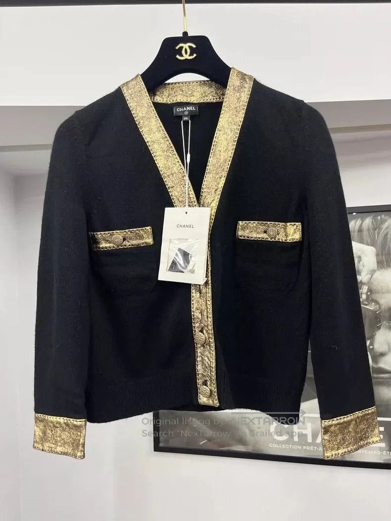 Chanel Chanel Forest Series Cashmere Cardigan. Size US S / EU 44-46 / 1 - 1 Thumbnail
