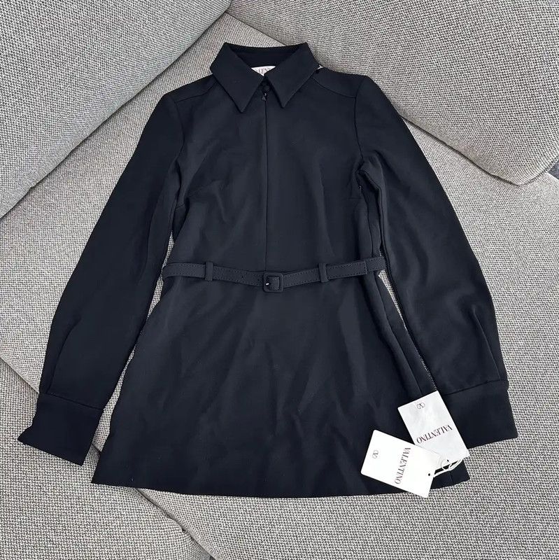 Valentino Valentino Black Silk Dress for Women 0089 Size S / US 4 / IT 40 - 1 Thumbnail
