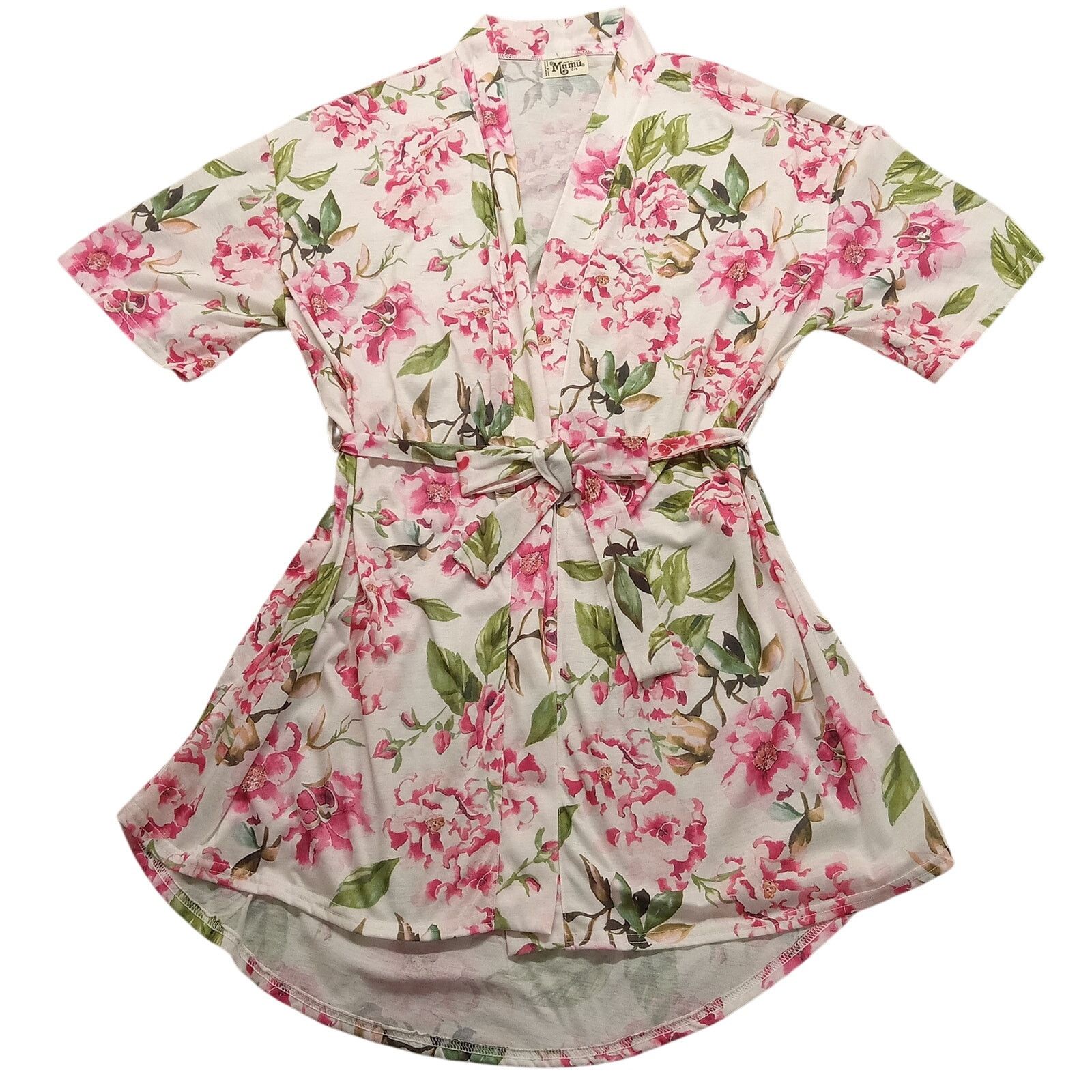 Show Me Your MuMu Show Me Your MuMu Robe S Women's Short Sleeve Floral Size S / US 4 / IT 40 - 1 Thumbnail