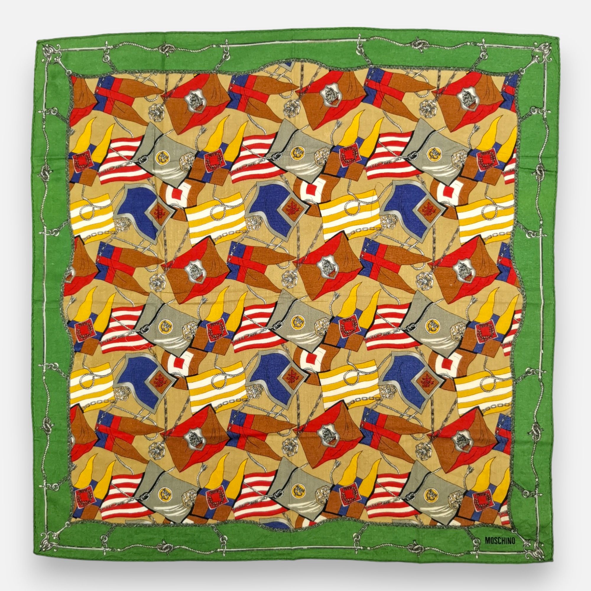 Moschino Vintage Moschino Handkerchief Pocket Square Bandana Size ONE SIZE - 3 Thumbnail
