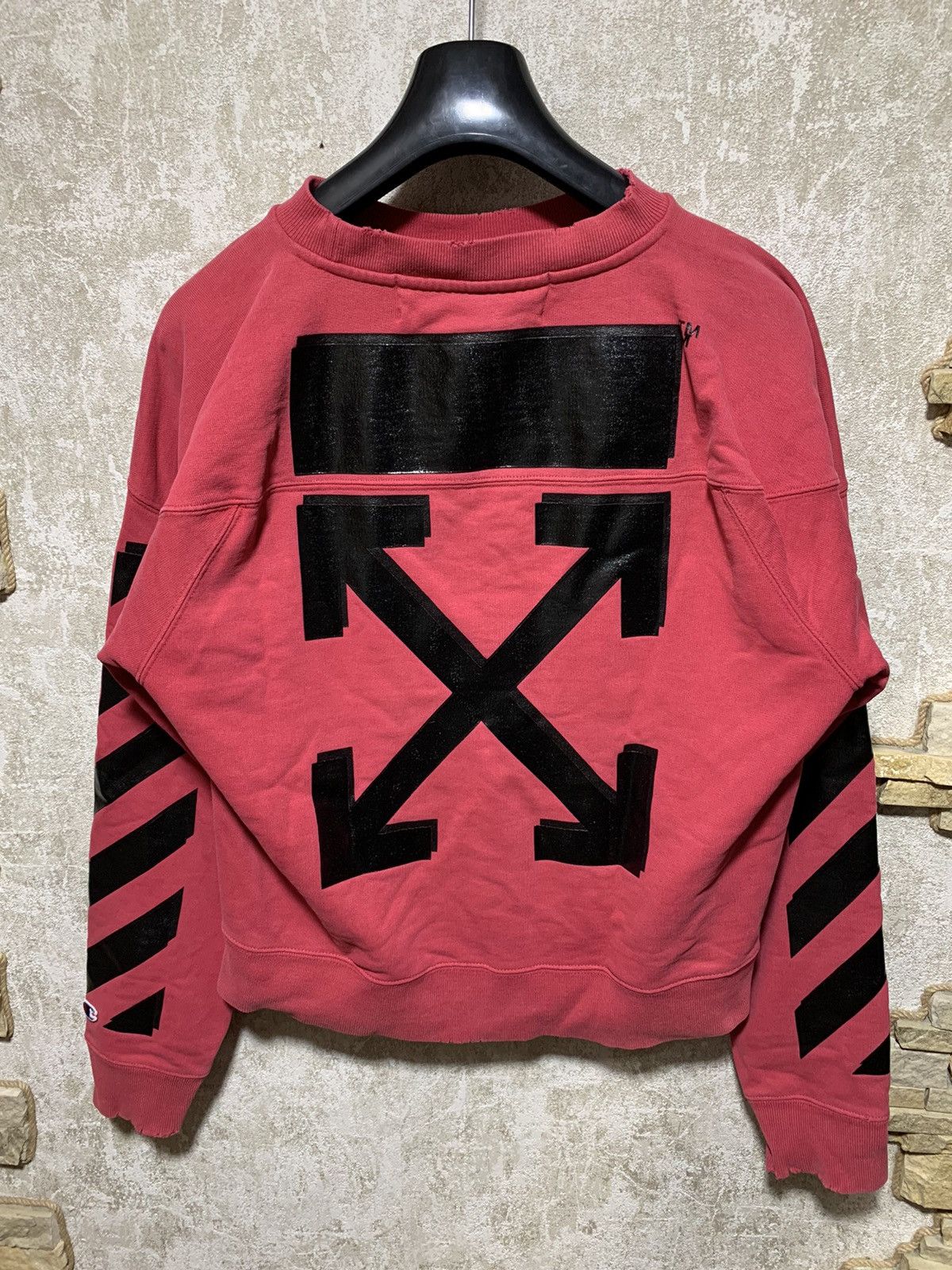 Champion × Off-White Off White x Champion sweatshirt Size US L / EU 52-54 / 3 - 9 Thumbnail