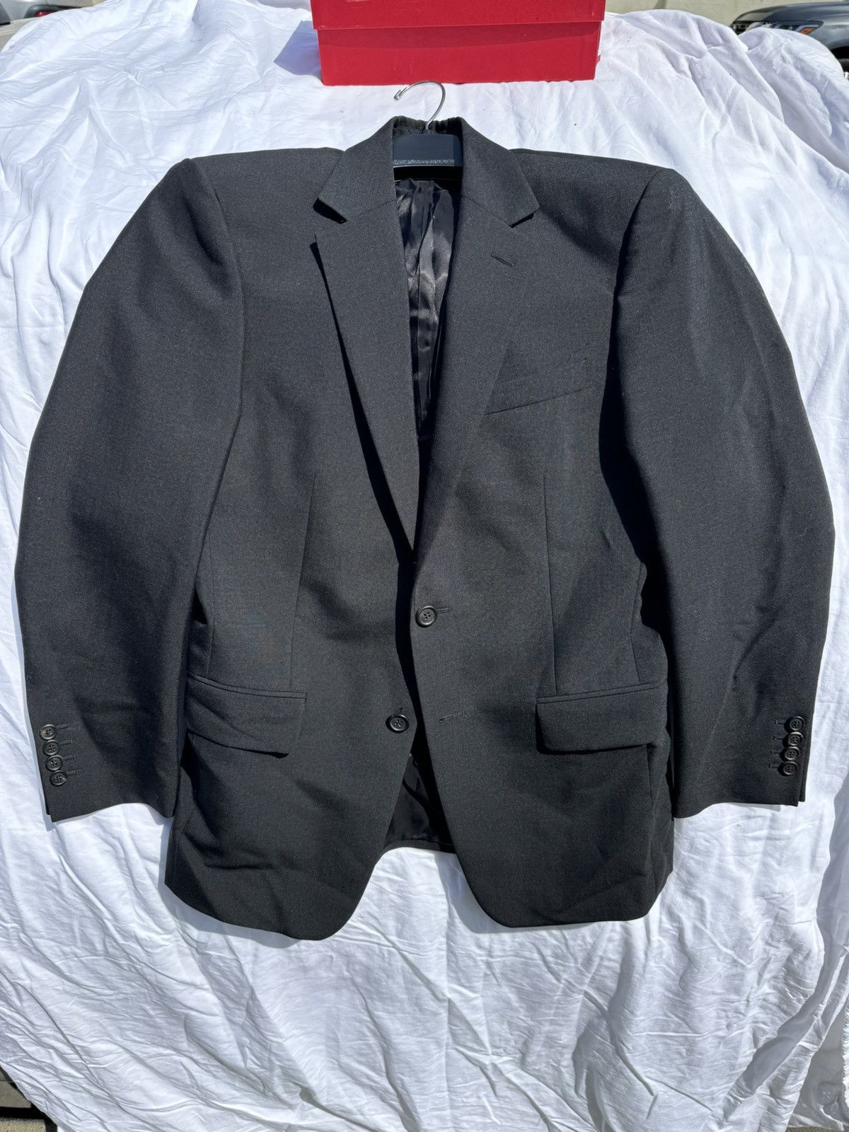 Prada Prada Black 2 button sport coat Size 46R - 8 Thumbnail