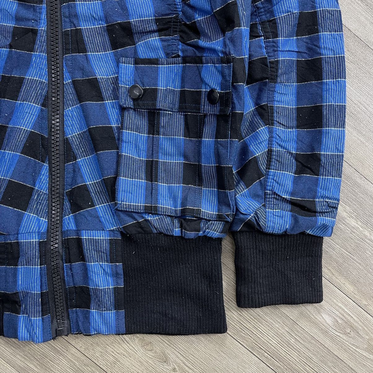 If Six Was Nine 2000s Sospita Plaid Faux Punk Bono Fur Jacket Lgb Style Size US L / EU 52-54 / 3 - 11 Thumbnail