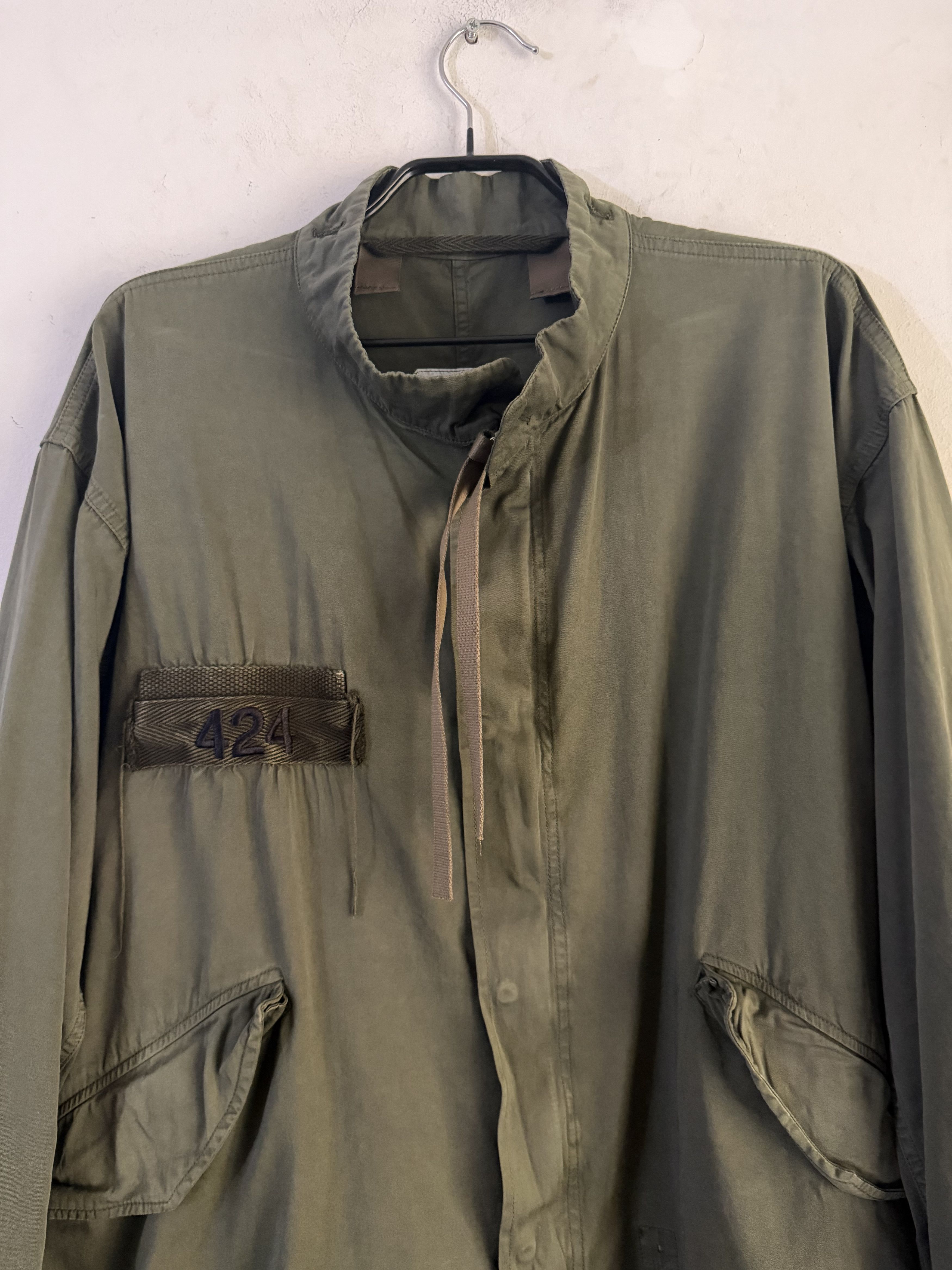 424 Graphic Patched Military Field Parka Size US XL / EU 56 / 4 - 7 Thumbnail
