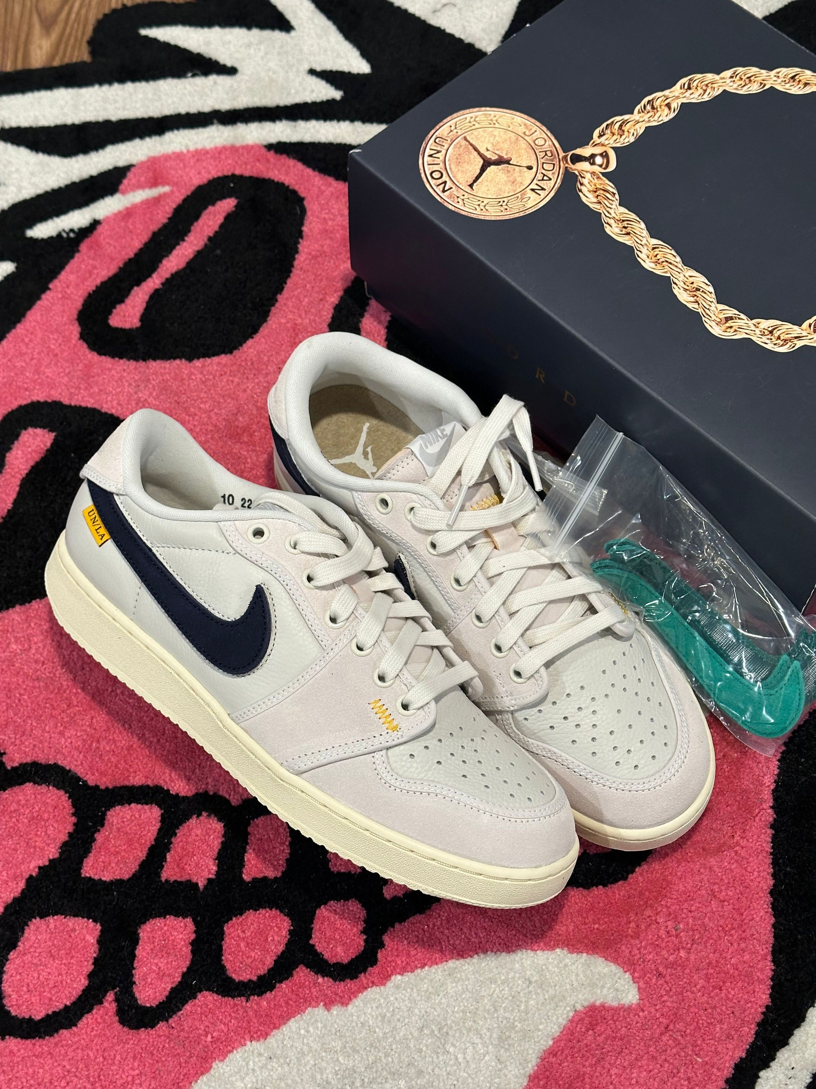Jordan 1 Retro AJKO Low SP Union Sail Leather