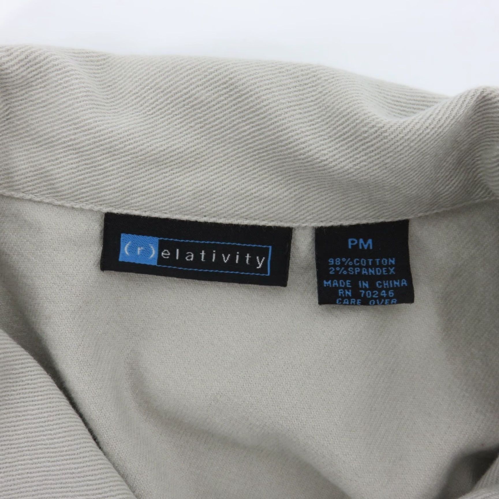 Denime Relativity Women's Petite Medium PM Denim Jacket Collared Button Coat Size M / US 6-8 / IT 42-44 - 7 Thumbnail