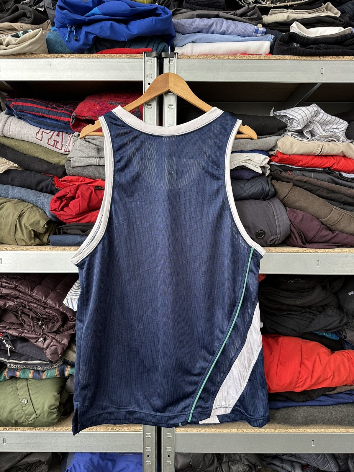 Nike Vintage Nike Mesh Tank Top Shirt Y2K Basketball Jersey Blue Size US M / EU 48-50 / 2 - 14 Thumbnail
