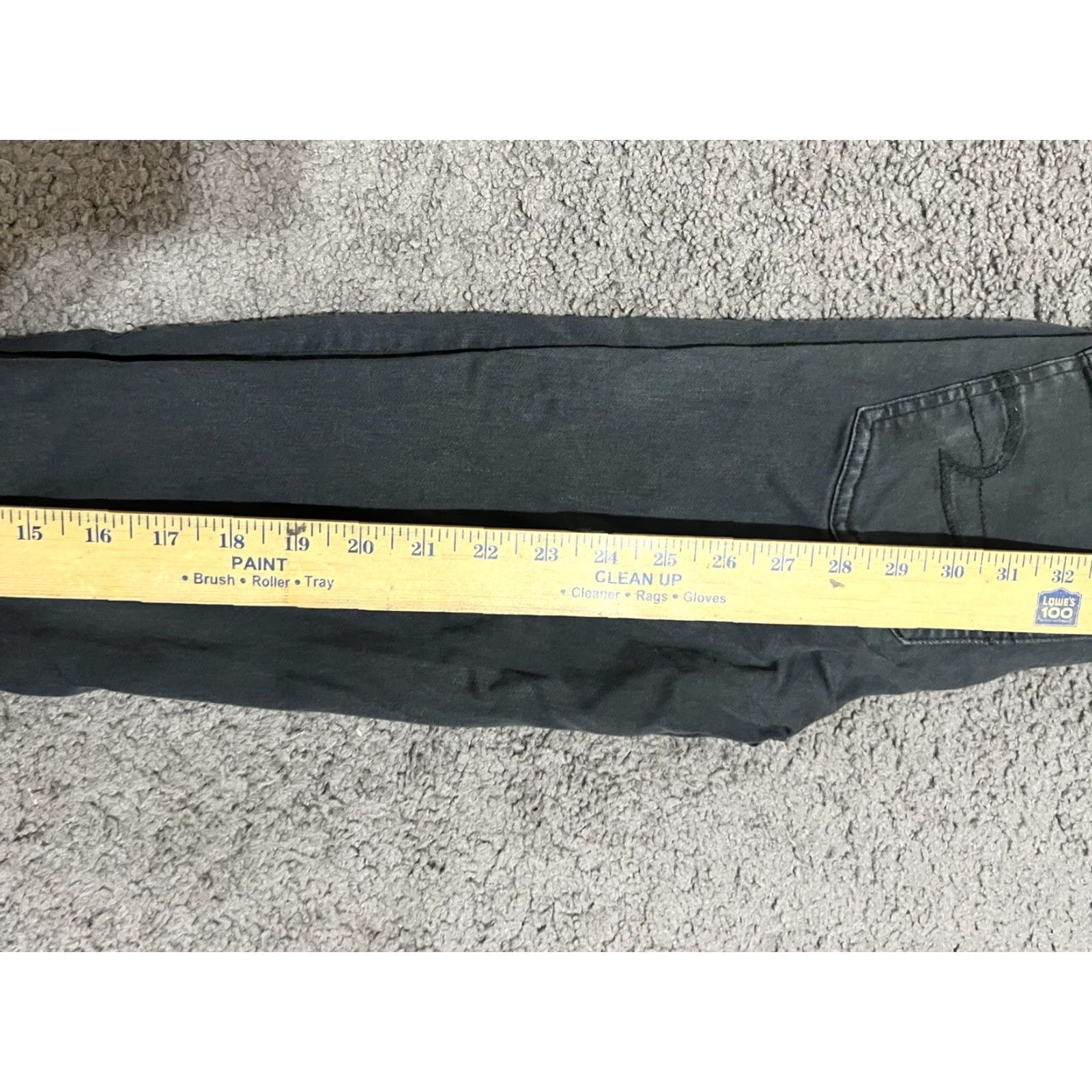 American Eagle Outfitters American Eagle Jeggings Jeans Sz 0 Black Denim Hi-Rise Next Level Super Stretch Women Size 25" / US 0 / IT 36 - 7 Thumbnail