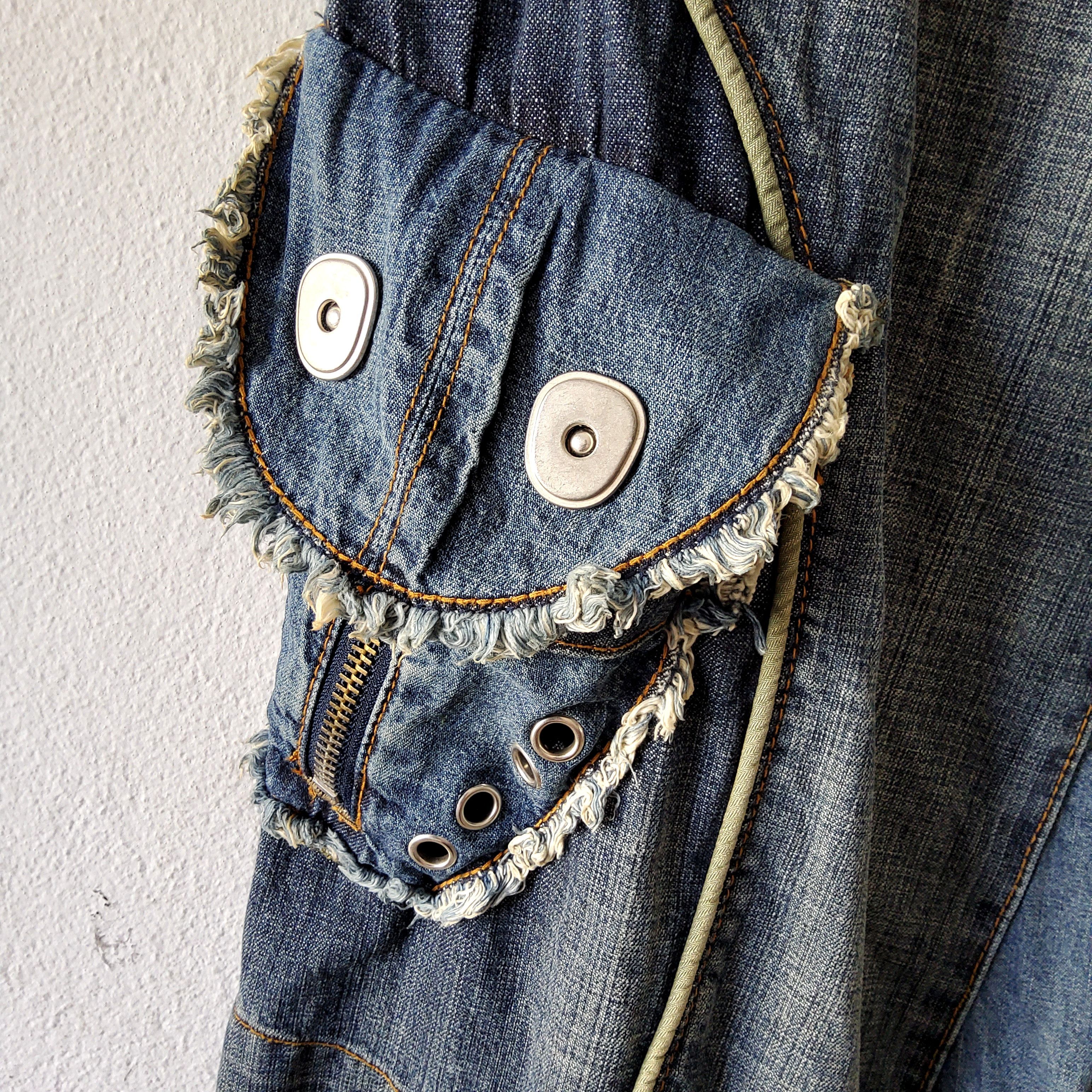Miss Sixty Miss Sixty vintage y2k grunge cargo low rise denim skirt Size 32" / US 10 / IT 46 - 7 Thumbnail