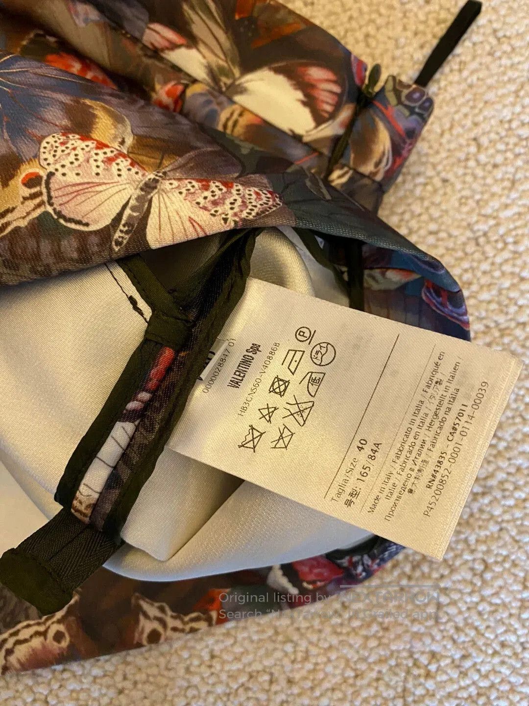 Valentino Valentino Butterfly Print Culottes IT40. Size US 27 - 2 Thumbnail