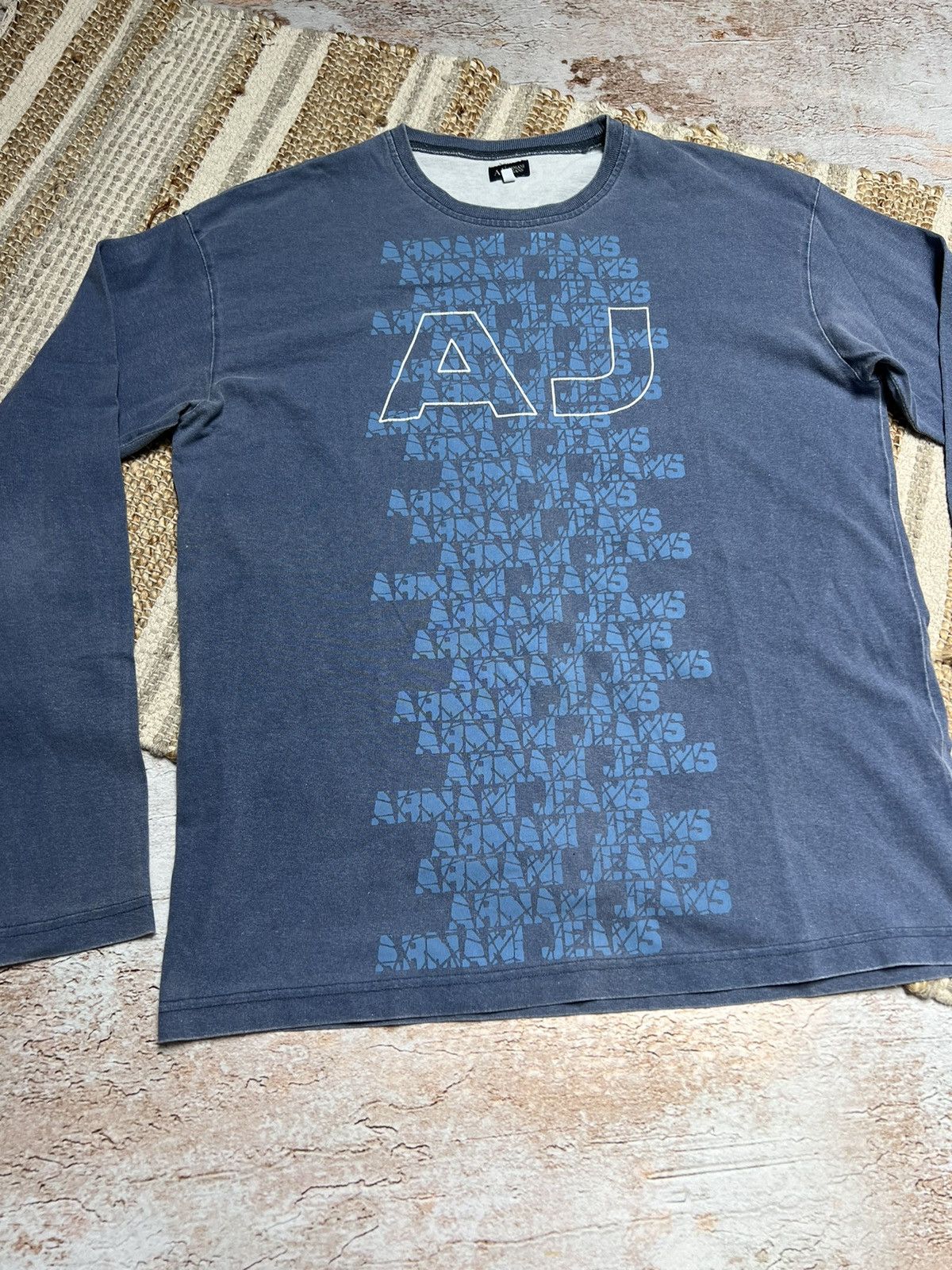 Armani Armani vintage washed long sleeve Size US L / EU 52-54 / 3 - 2 Thumbnail