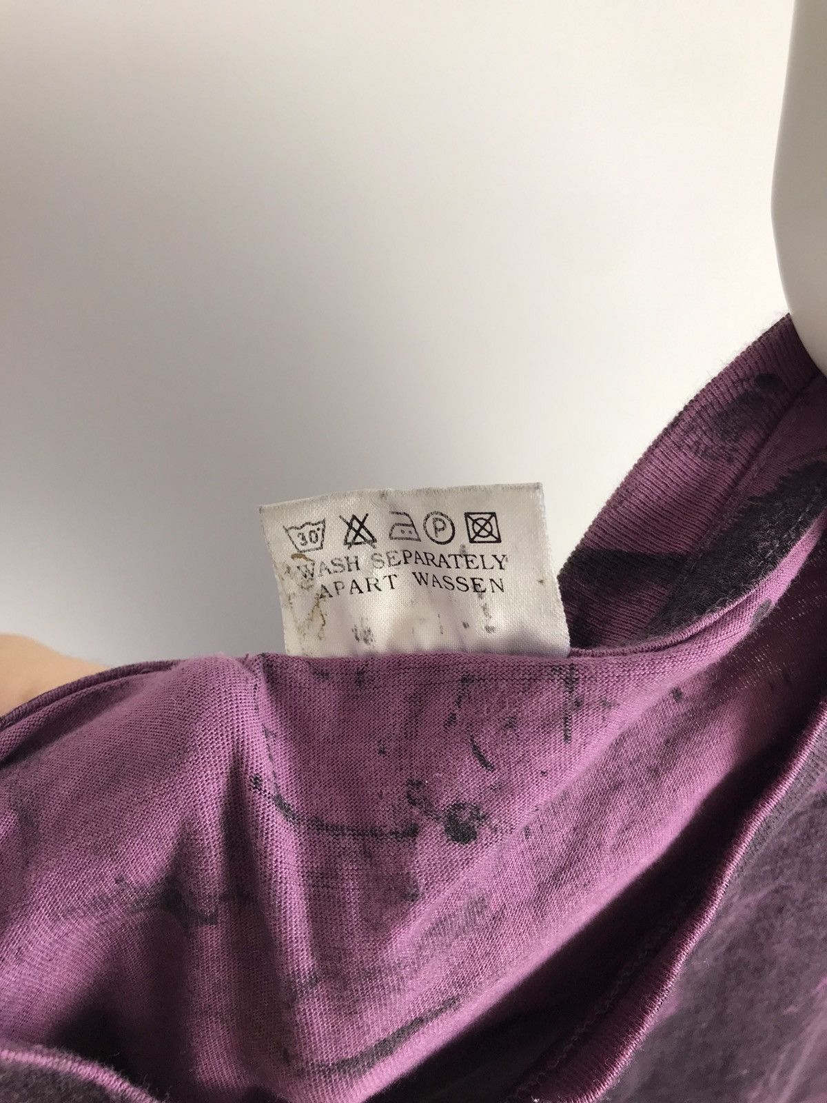 Vintage Vintage Full Printed Purple Big Logo Tee Size US XL / EU 56 / 4 - 5 Thumbnail