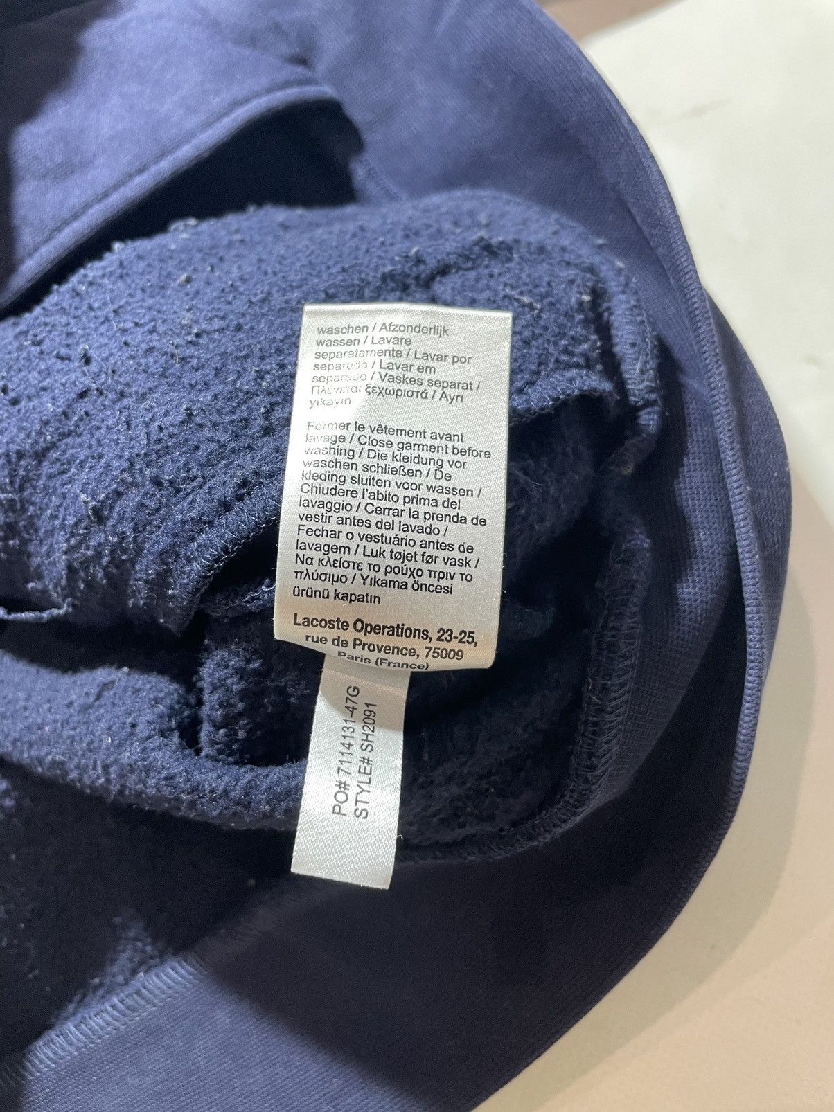 Lacoste Lacoste Sport Bog Logo Zip Hoodie Size US L / EU 52-54 / 3 - 18 Thumbnail