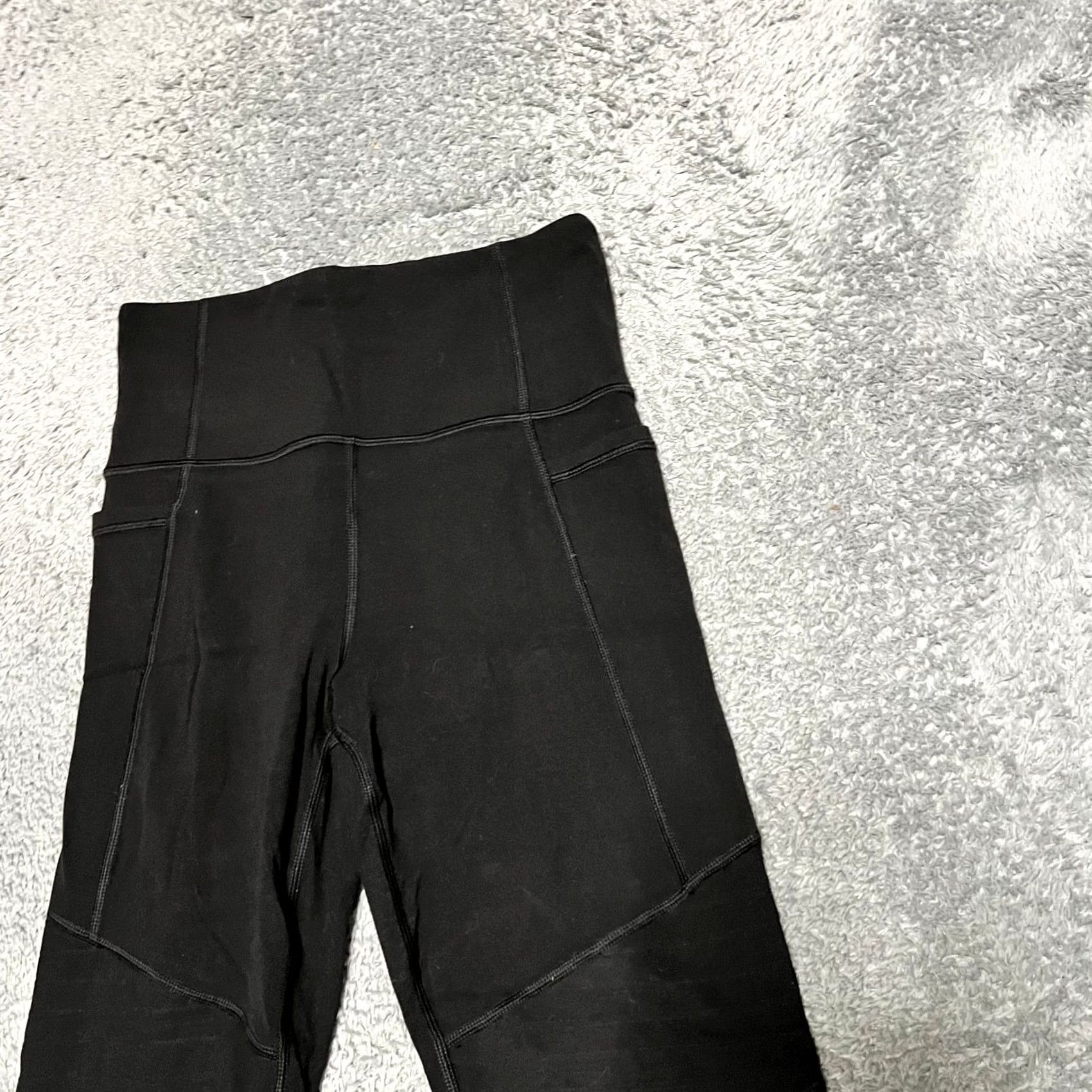 Athleta Athleta Leggings Womens XS Inclination Moto Tight Powervita Black #490560 Size 26" / US 2 / IT 38 - 3 Thumbnail