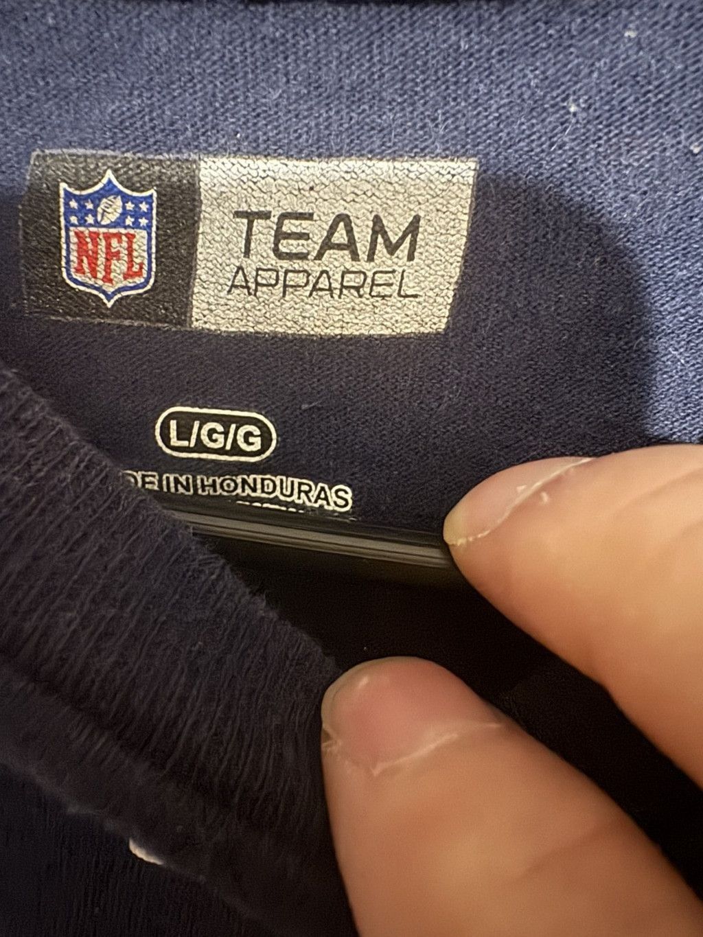 NFL New England Patriots T Shirt Men L Blue Tee NFL Football Size US L / EU 52-54 / 3 - 3 Thumbnail