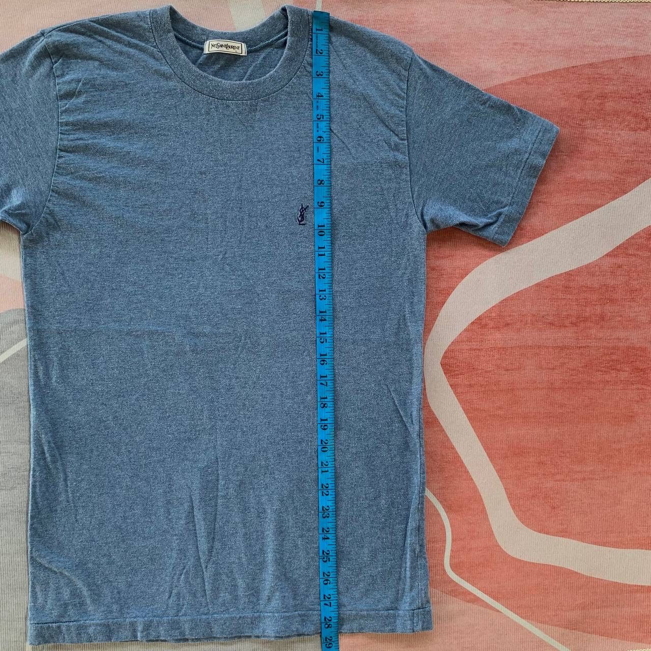 Yves Saint Laurent Vintage Yves Saint Laurent Small Logo Plain Tees Size US S / EU 44-46 / 1 - 9 Thumbnail