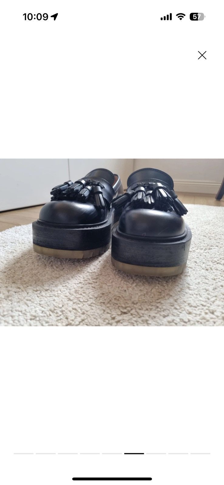 Bottega Veneta Bottega Veneta The Stilt Chunky Tassel Loafer EU 38 Size US 8 / IT 38 - 6 Thumbnail