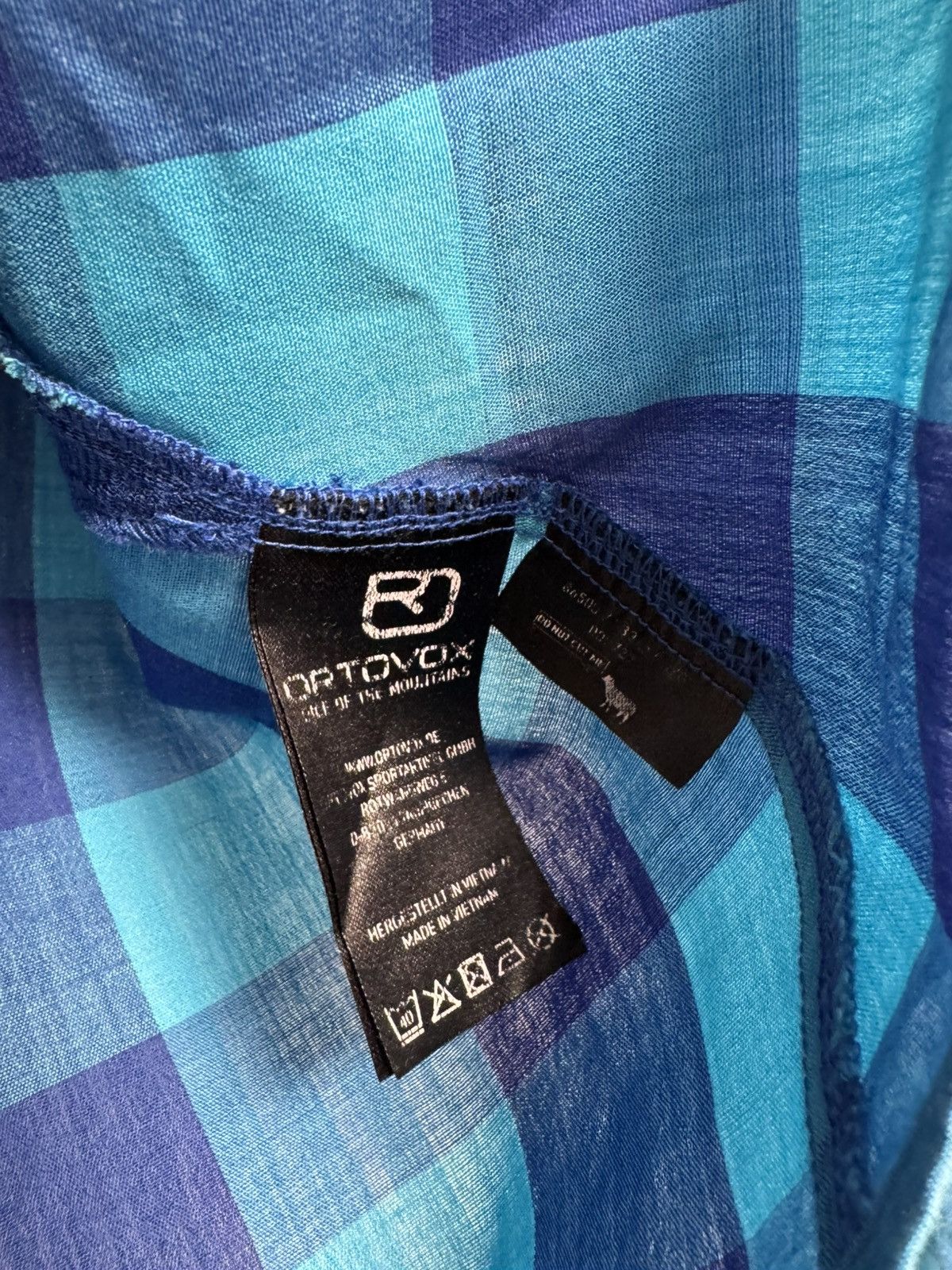 ORTOVOX × Vintage Ortovox Button Up Check Merino Size M / US 6-8 / IT 42-44 - 10 Thumbnail