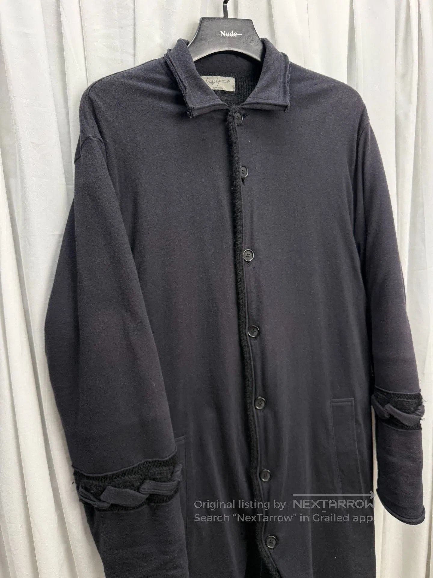 Yohji Yamamoto Yohji Yamamoto Pour Homme Wool Strap Coat. Size US L / EU 52-54 / 3 - 2 Thumbnail