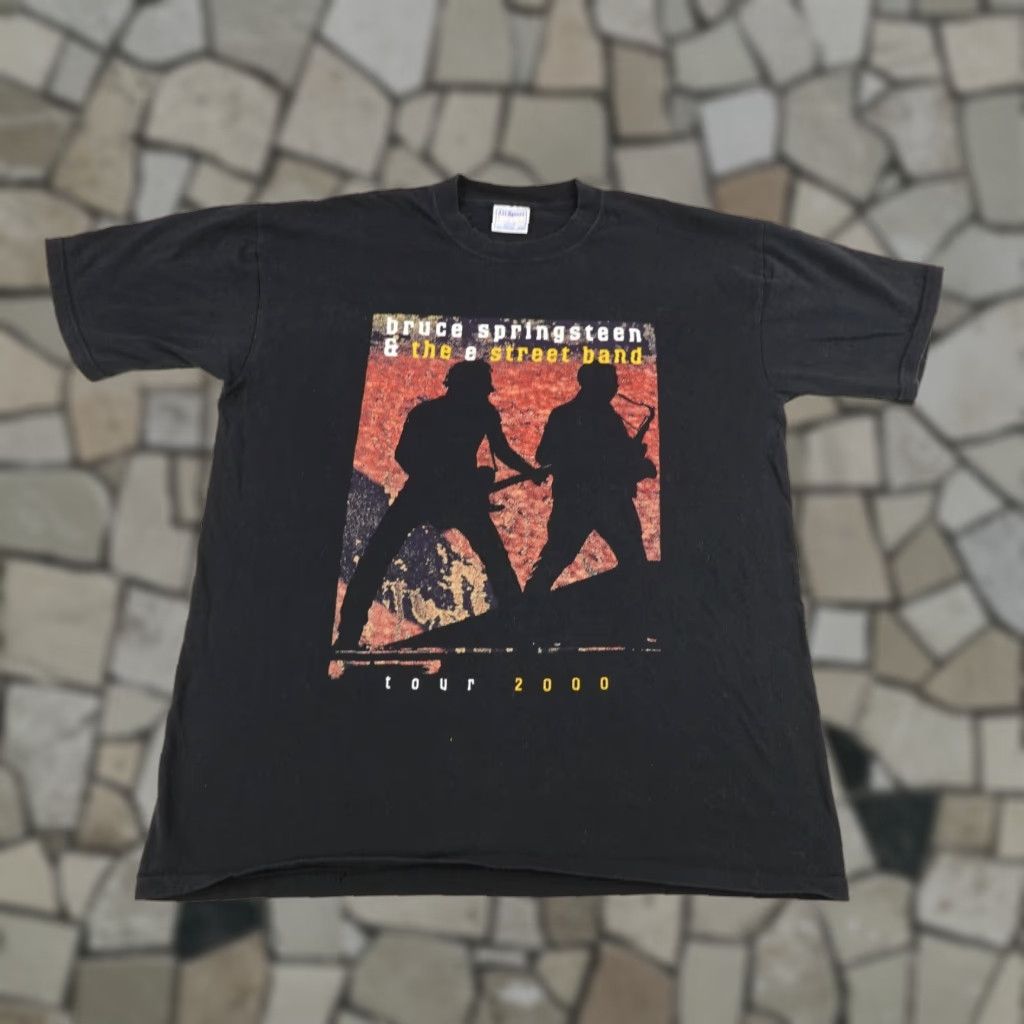 Vintage VINTAGE Bruce Springsteen Shirt XL Black Graphic Print 2000 E Street Band Concert Mens Size US XL / EU 56 / 4 - 1 Thumbnail