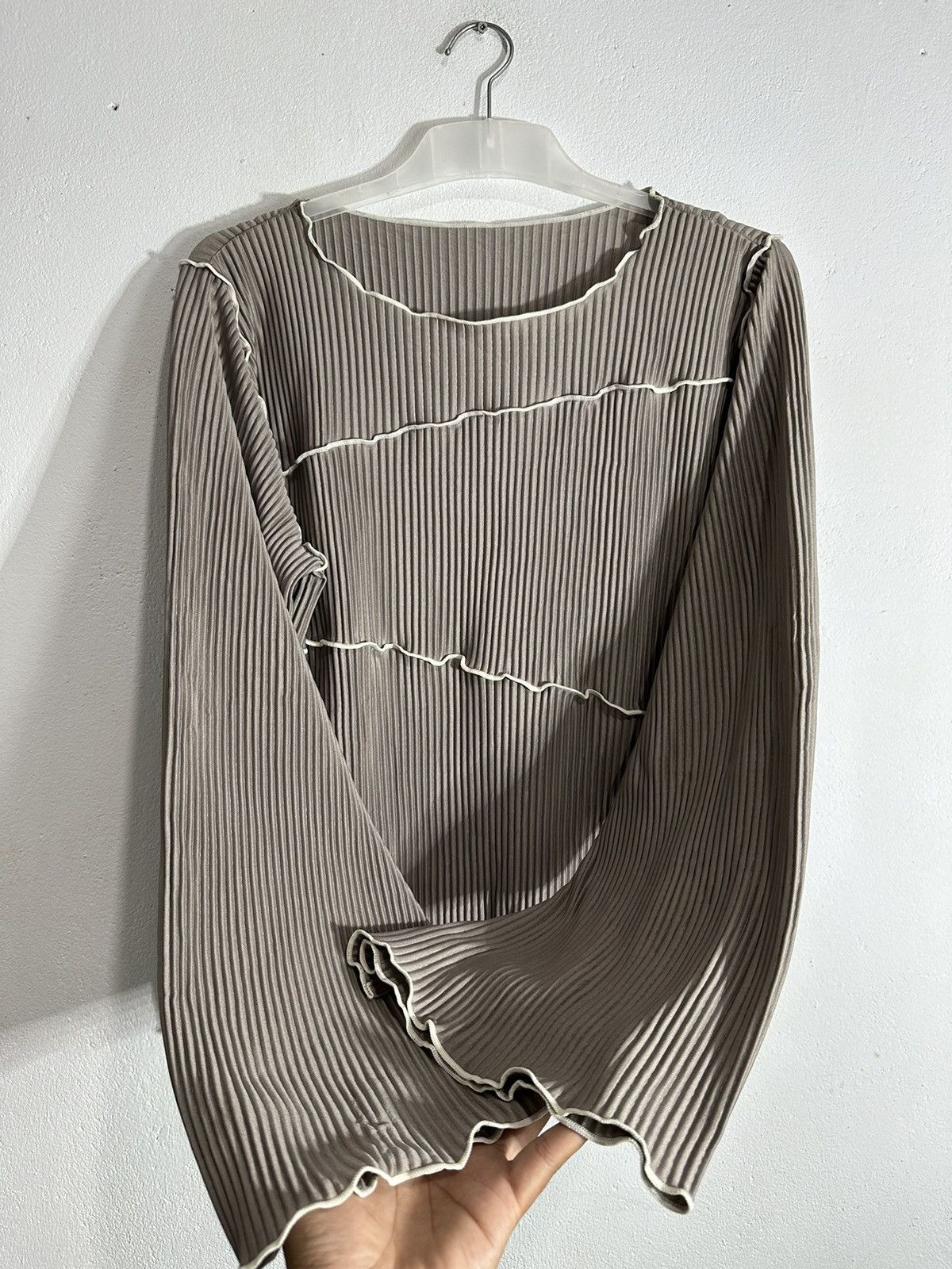 Japanese Brand 2000s UNDEFINED PLEATS LUTIQUE ISSEY MIYAKE YOHJI STYLE Size L / US 10 / IT 46 - 6 Thumbnail