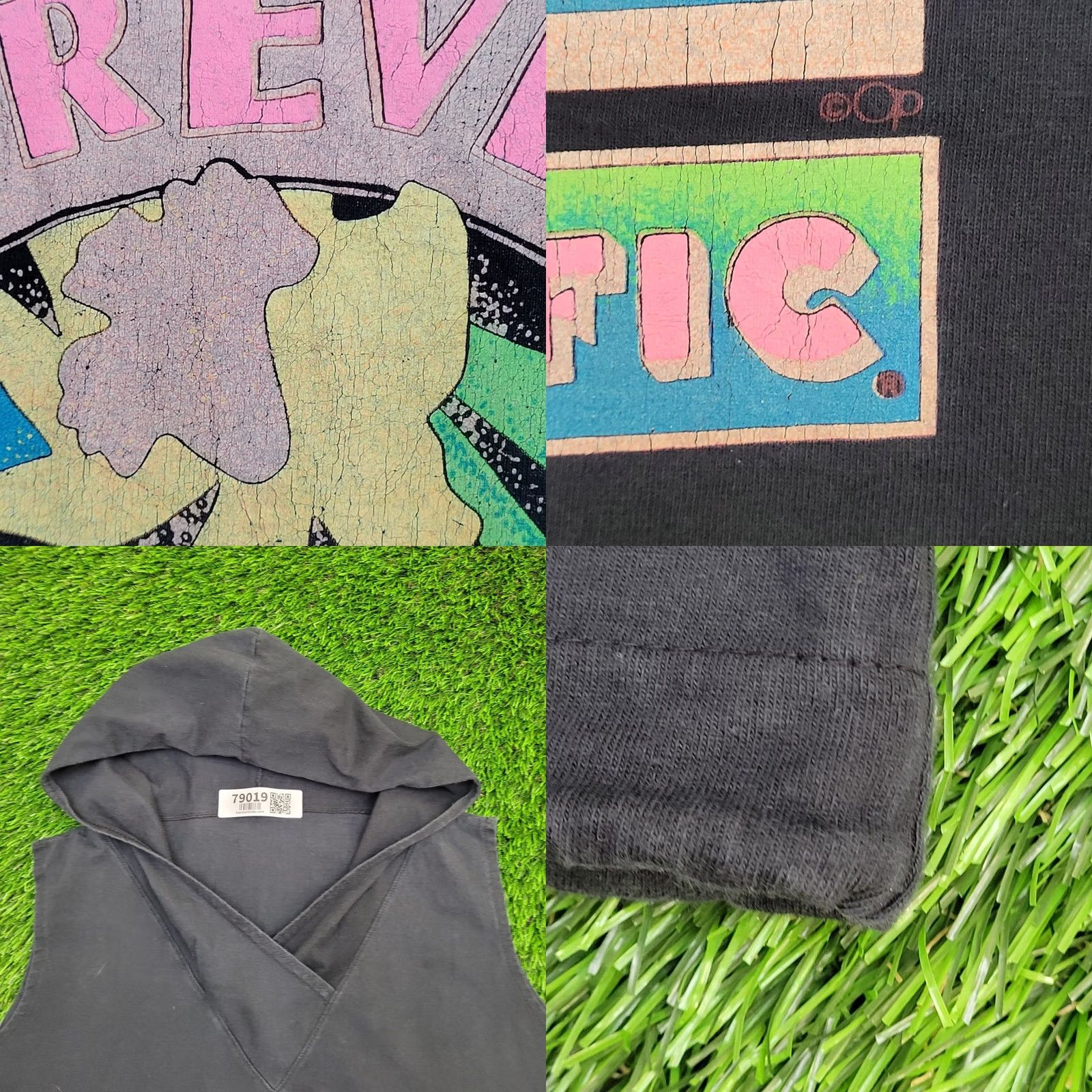 Ocean Pacific VINTAGE Ocean Pacific Shirt Womens XL Black 1990s 22x30 Graphic Tee Crew Neck Short Sleeve Size XL / US 12-14 / IT 48-50 - 8 Thumbnail