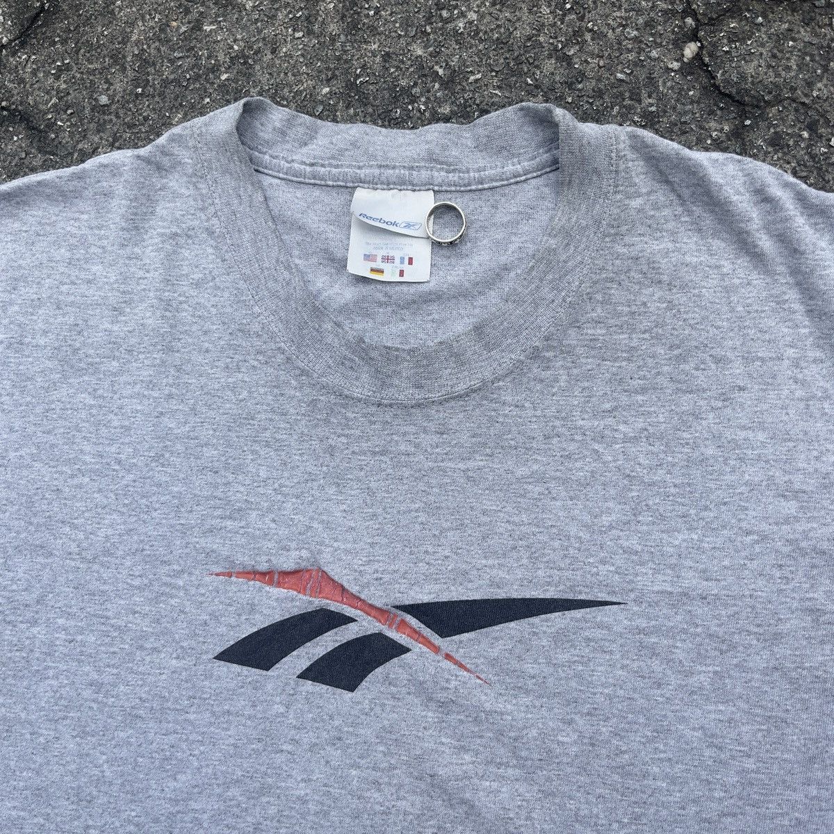 Reebok × Vintage Vintage Y2K REEBOK Center Logo Shirt Size US XXL / EU 58 / 5 - 3 Thumbnail