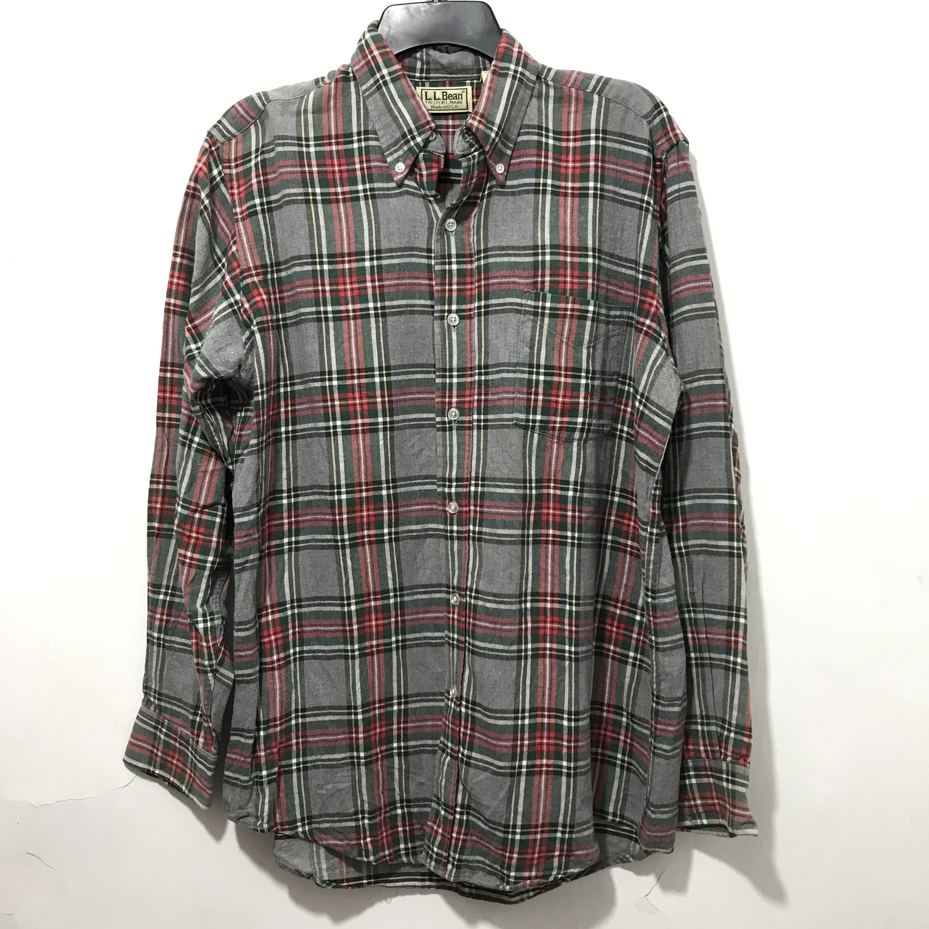 L.L. Bean VTG L.L.BEAN FLANELL SHIRT Size US M / EU 48-50 / 2 - 1 Thumbnail