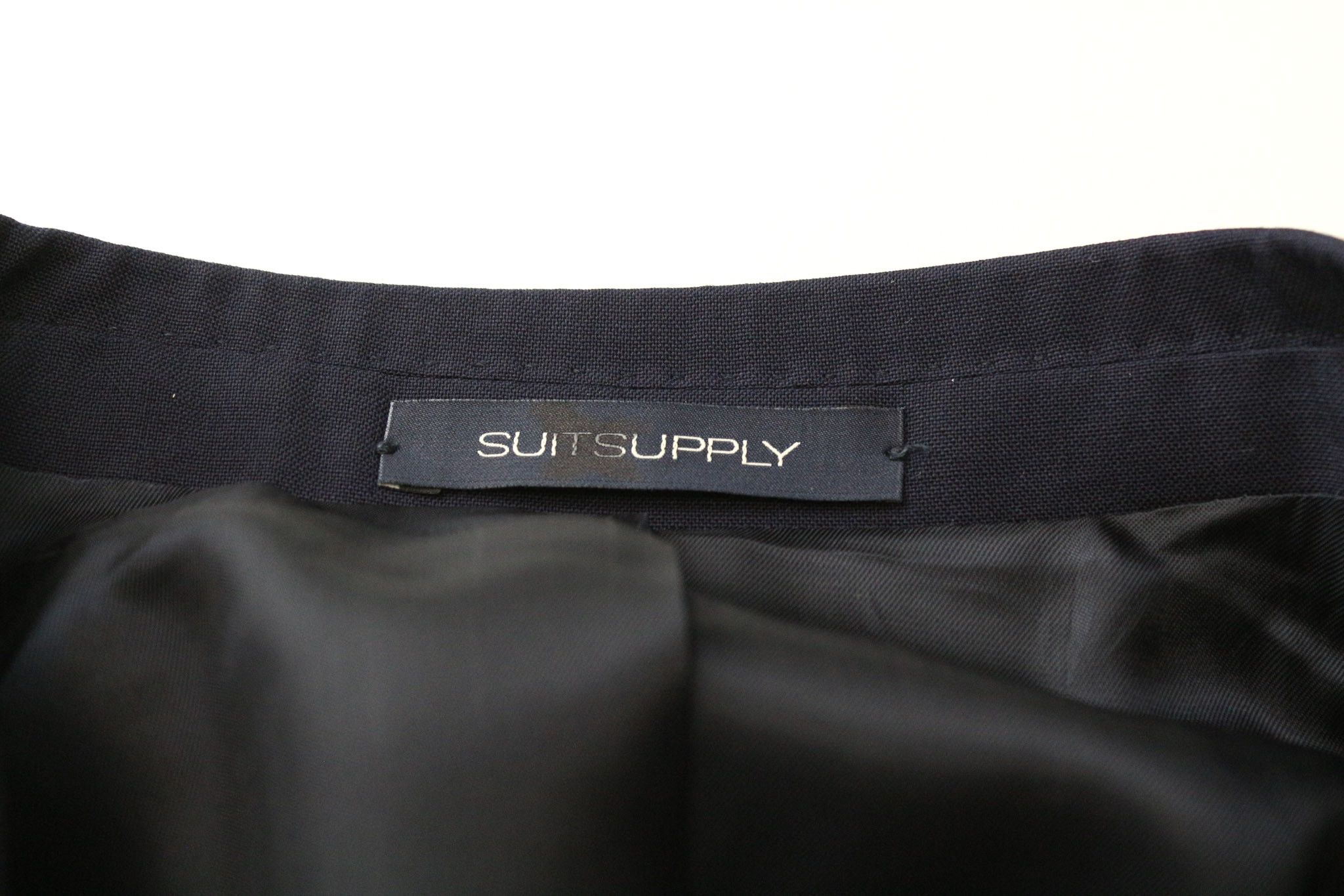 Suitsupply LA SPALLA UK46S Blue Wool 2 Piece Suit 74948 Size 46S - 17 Thumbnail