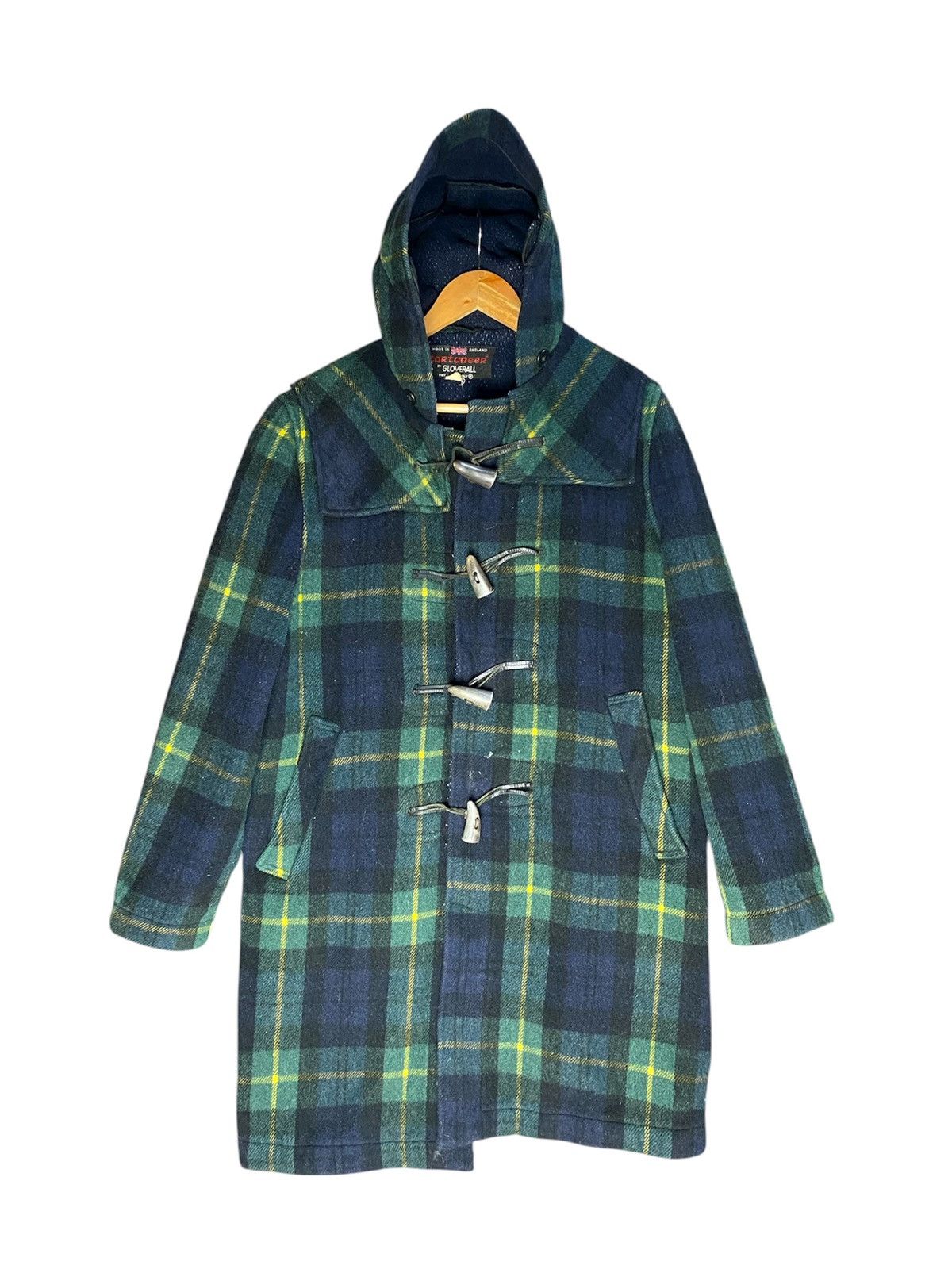 Vintage Gloverall Duffle Plaid Wool Jacket