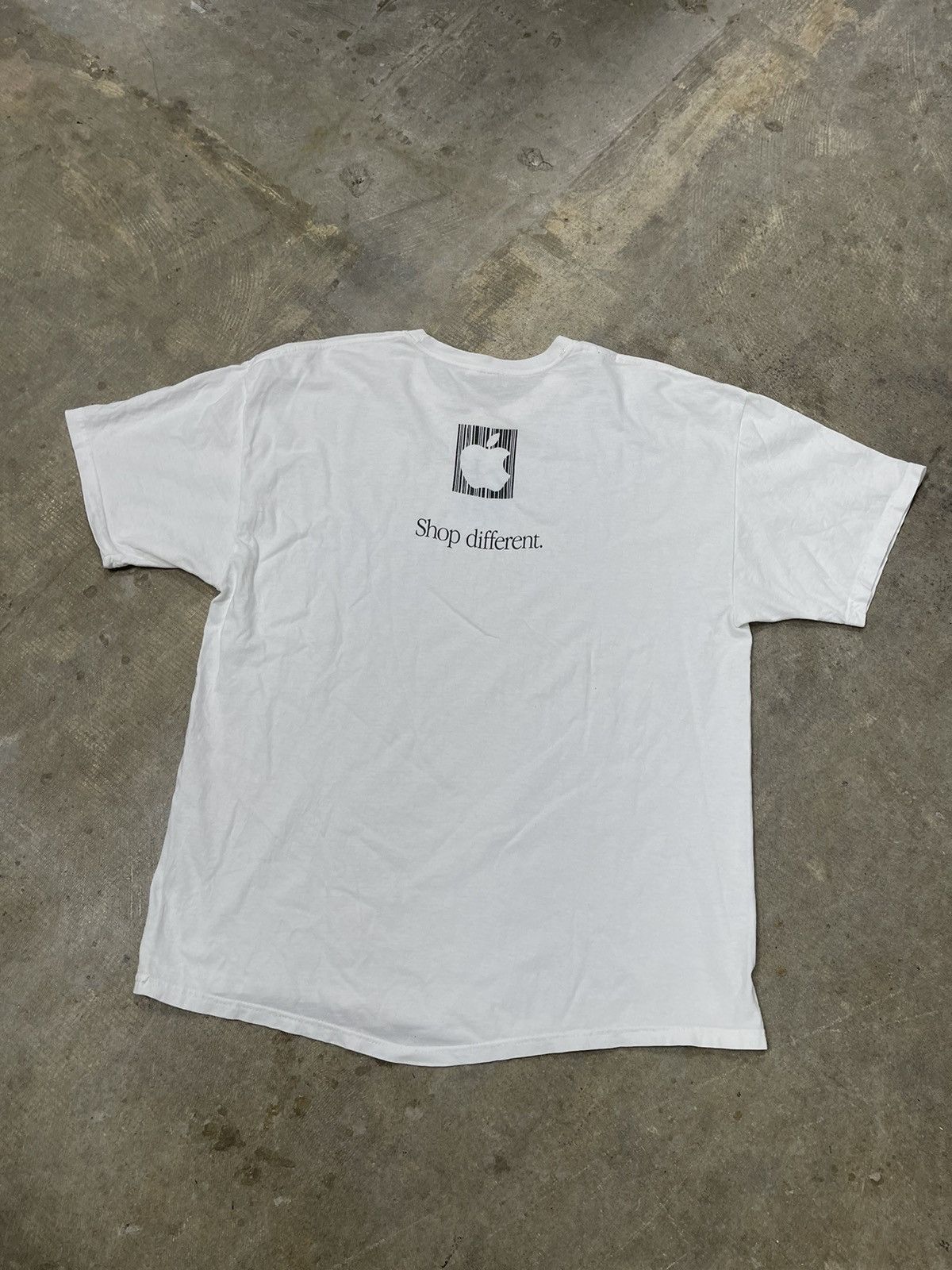 Apple × Vintage Vintage Apple Shop Differenf Logo Tee Size US XL / EU 56 / 4 - 2 Thumbnail