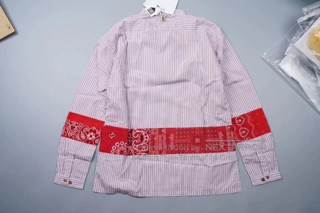 Visvim Visvim 17SS Kerchief Border Tunic Shirt. Size US M / EU 48-50 / 2 - 2 Thumbnail