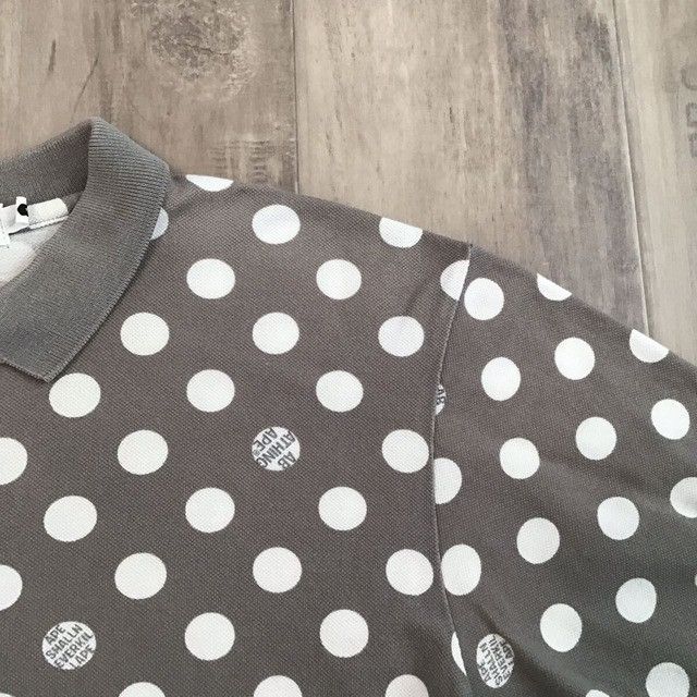 Bape Dot BAPE logo polo shirt a bathing ape NIGO Size US S / EU 44-46 / 1 - 5 Thumbnail